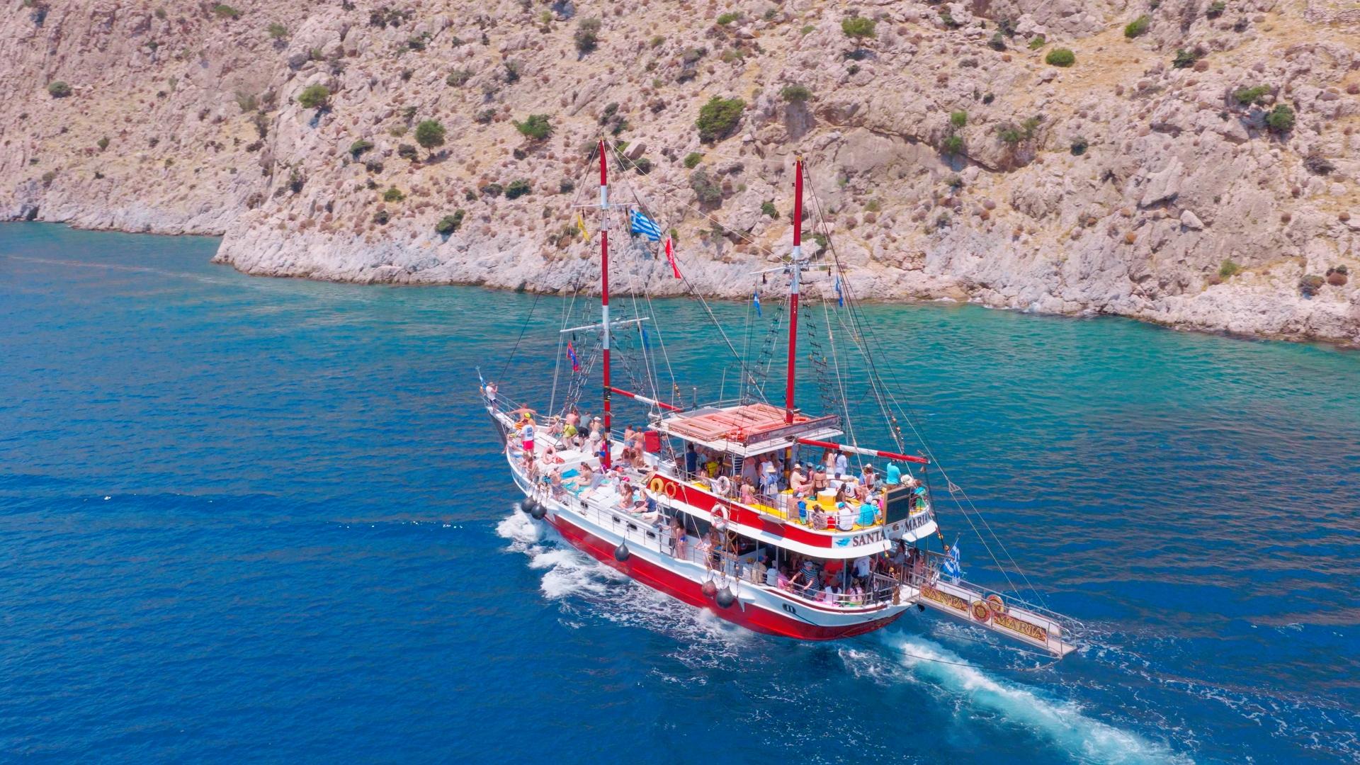 Three-Island Boat Trip with BBQ Lunch & Swimming