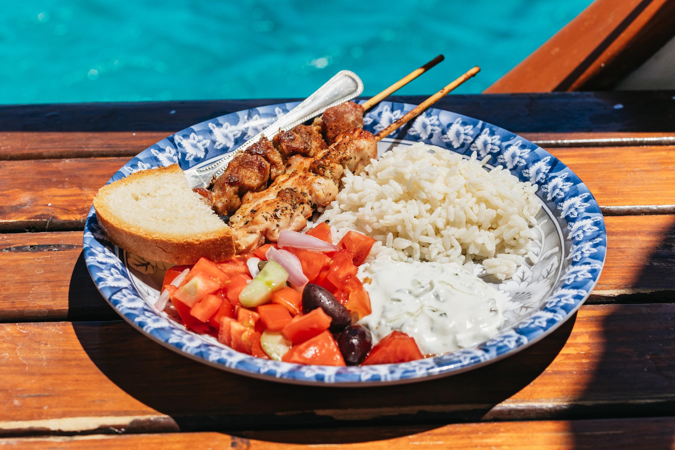 Mykonos Island Hopping: Delos Ruins & Rhenia Beach BBQ