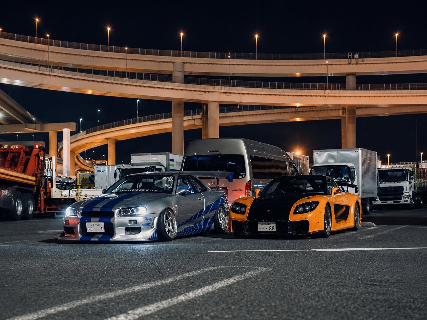 Fast and Furious : Tokyo Drift Experience & Daikoku Car Meet - JDM Tokyo tour car and night drive
