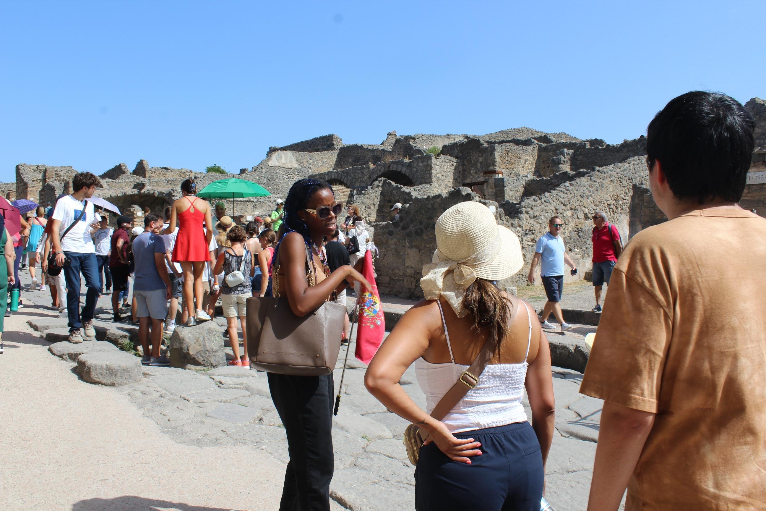 From Naples: Pompeii and Vesuvius Tour with Lunch Included - Mount Vesuvius crater tour and Bay of Naples views