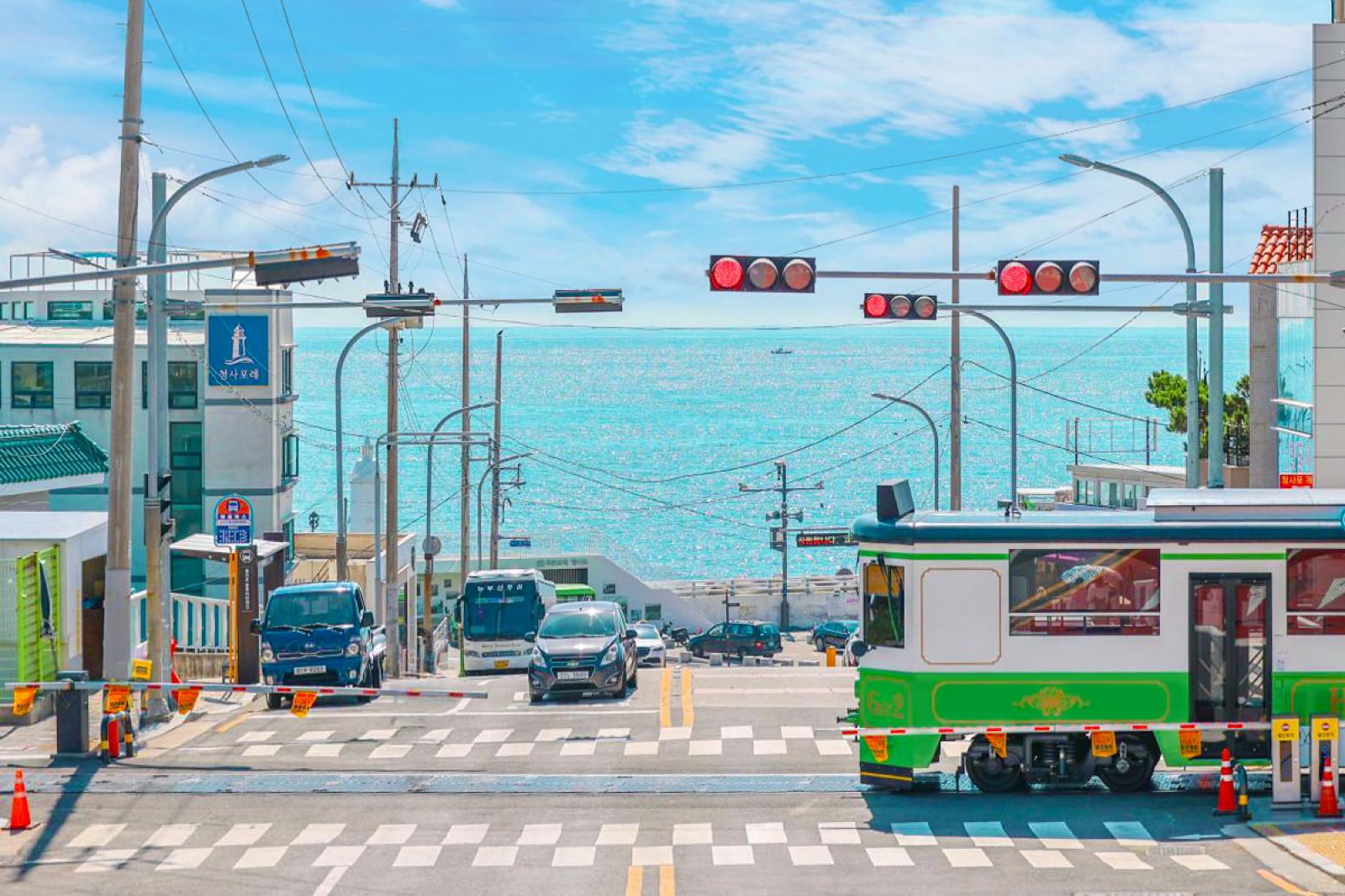 Busan Coastal Day Trip: Beach Train, Gamcheon & Oryukdo Skywalk