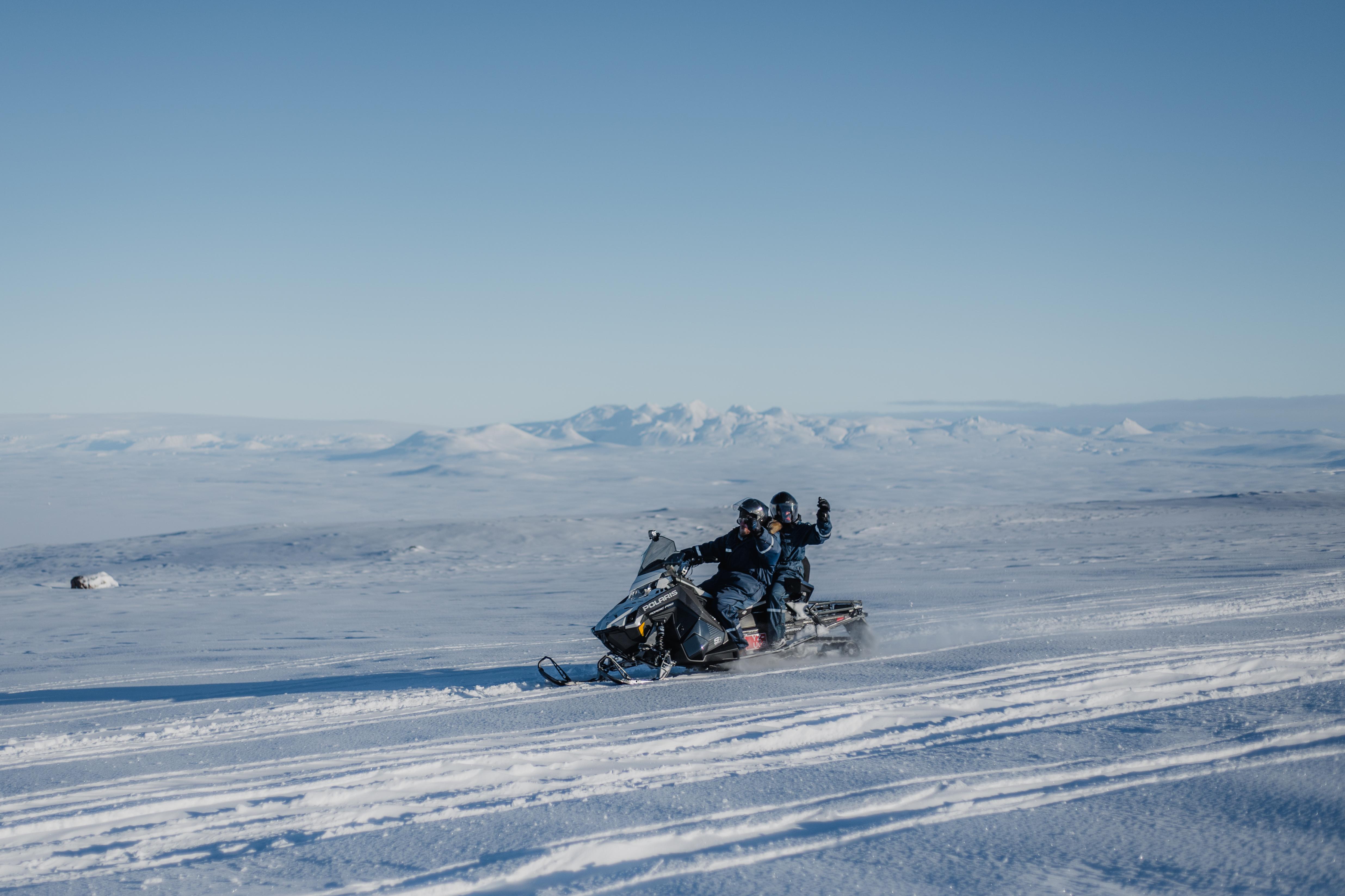 Private Golden Circle & Langjökull Snowmobiling Excursion