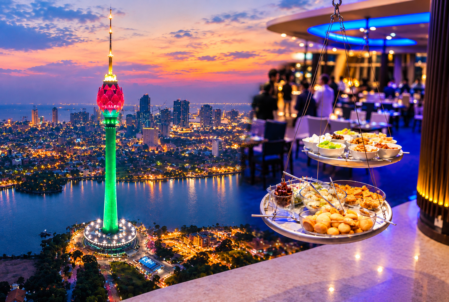 Lotus Tower Dining Experience with Buffet