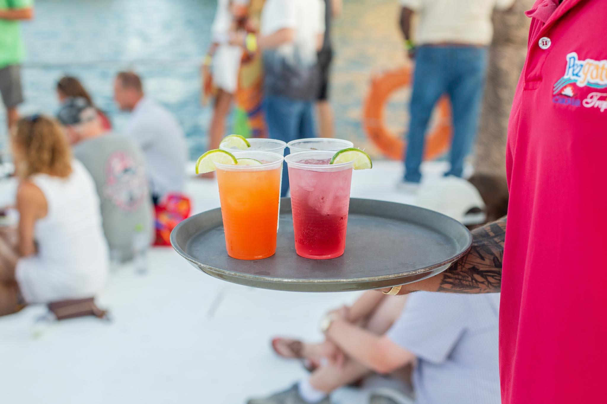 Cabo San Lucas Sunset Catamaran Cruise with Open Bar & Appetizers