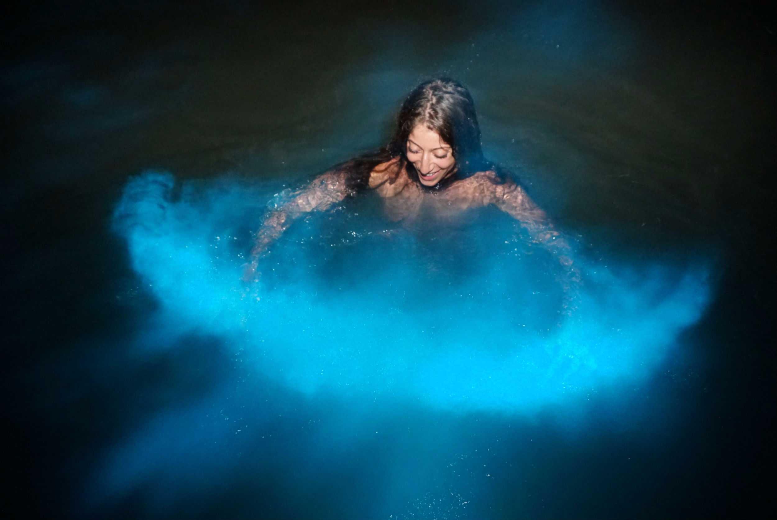 Luminous Lagoon Night Boat Tour with Fire Show