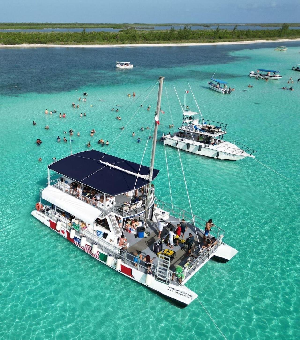 Afternoon Catamaran: Snorkeling & Sunset Fiesta with Live Music