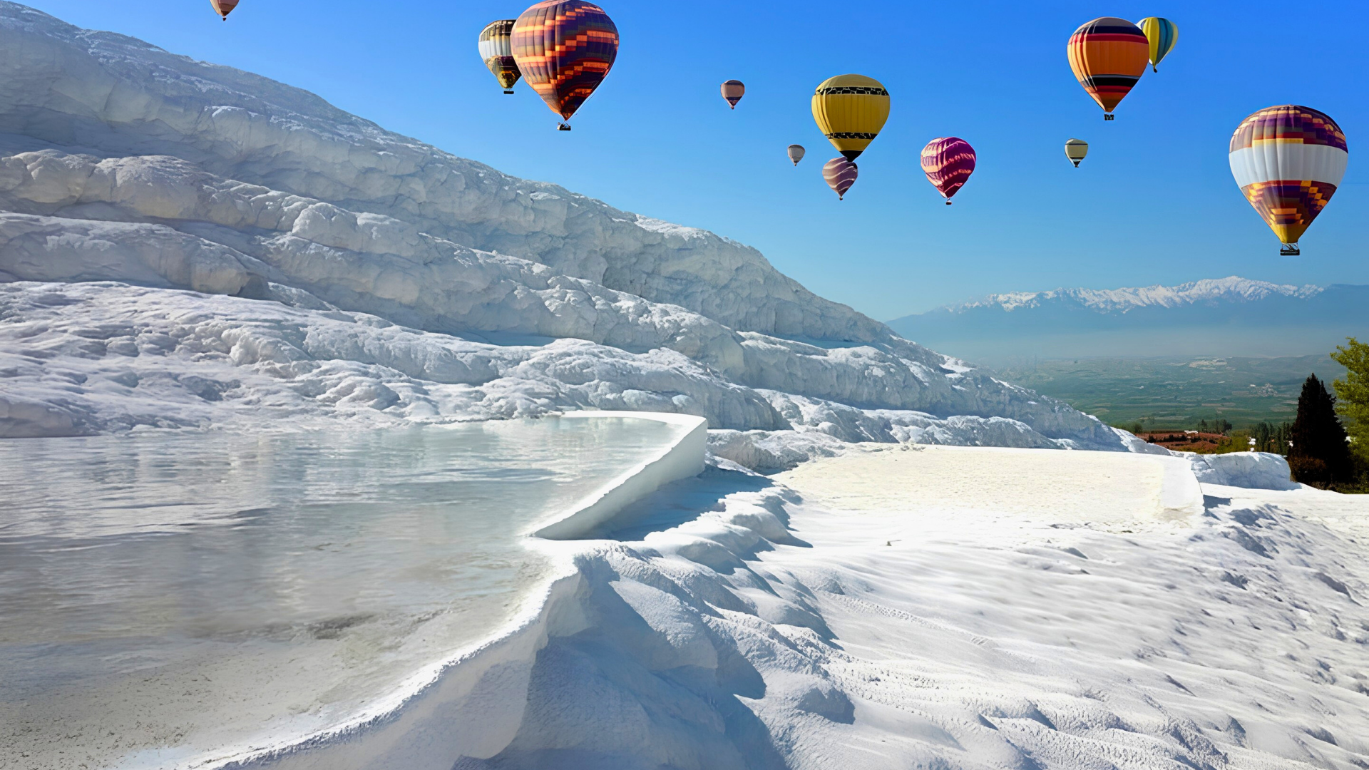 Kusadasi VIP Pamukkale & Hot Air Balloon Experience