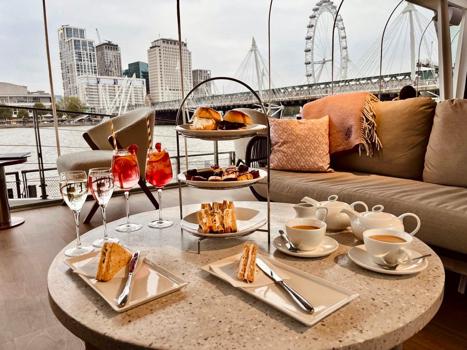 Thames Riverside Afternoon Tea with Bubbly