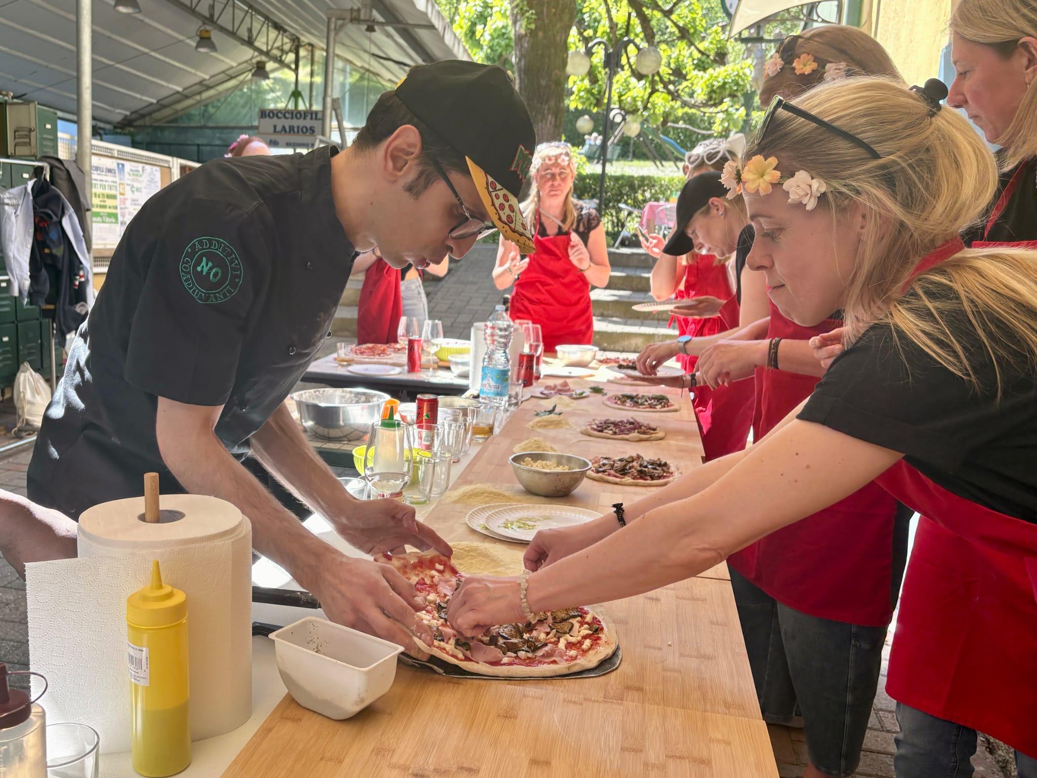 pizza making class in Como — photo 17