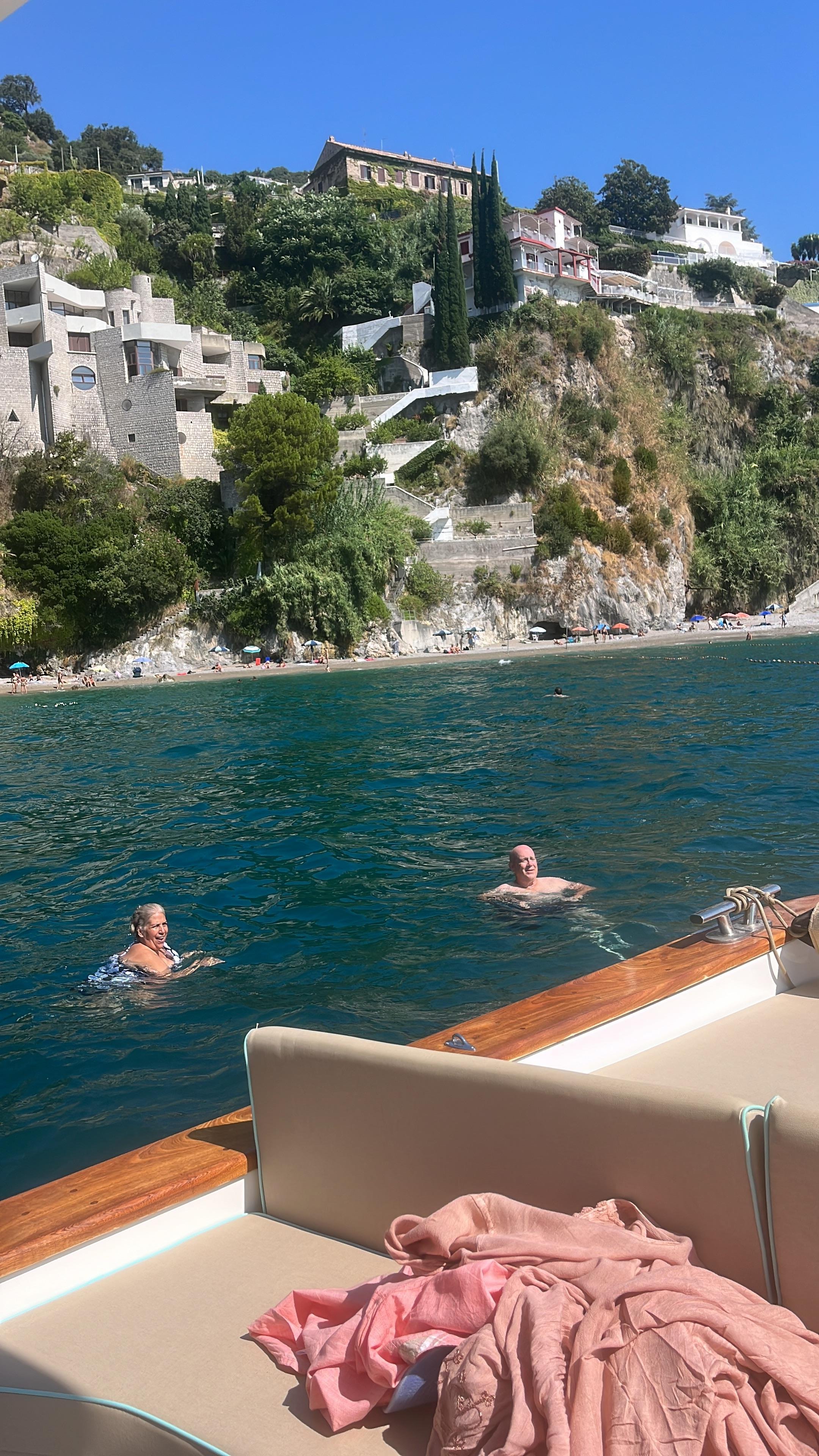 Private Amalfi Coast Gozzo Boat Tour with Lunch & Aperitif