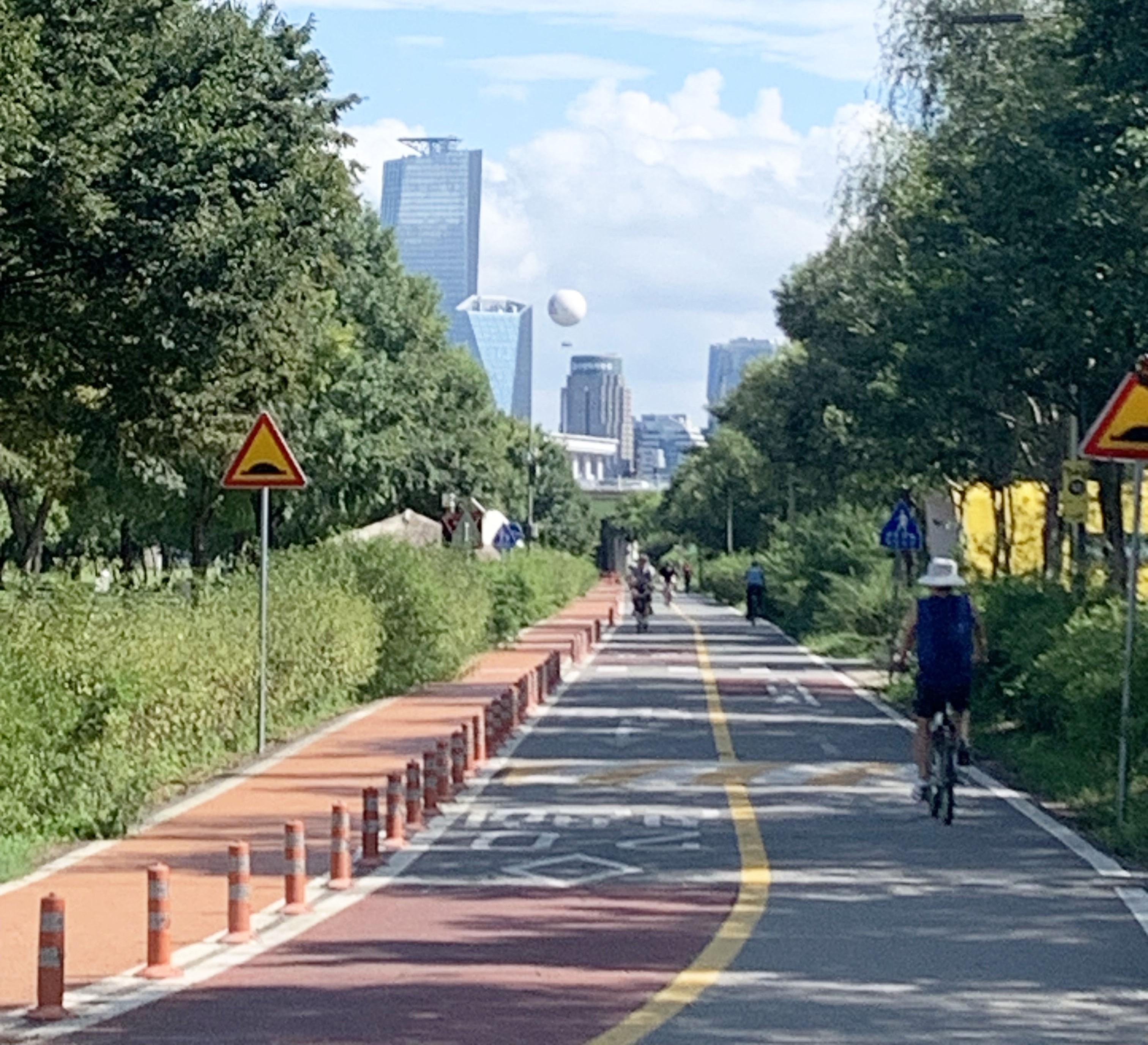 Seoul Han River Cycling Tour with Ramyeon Stop
