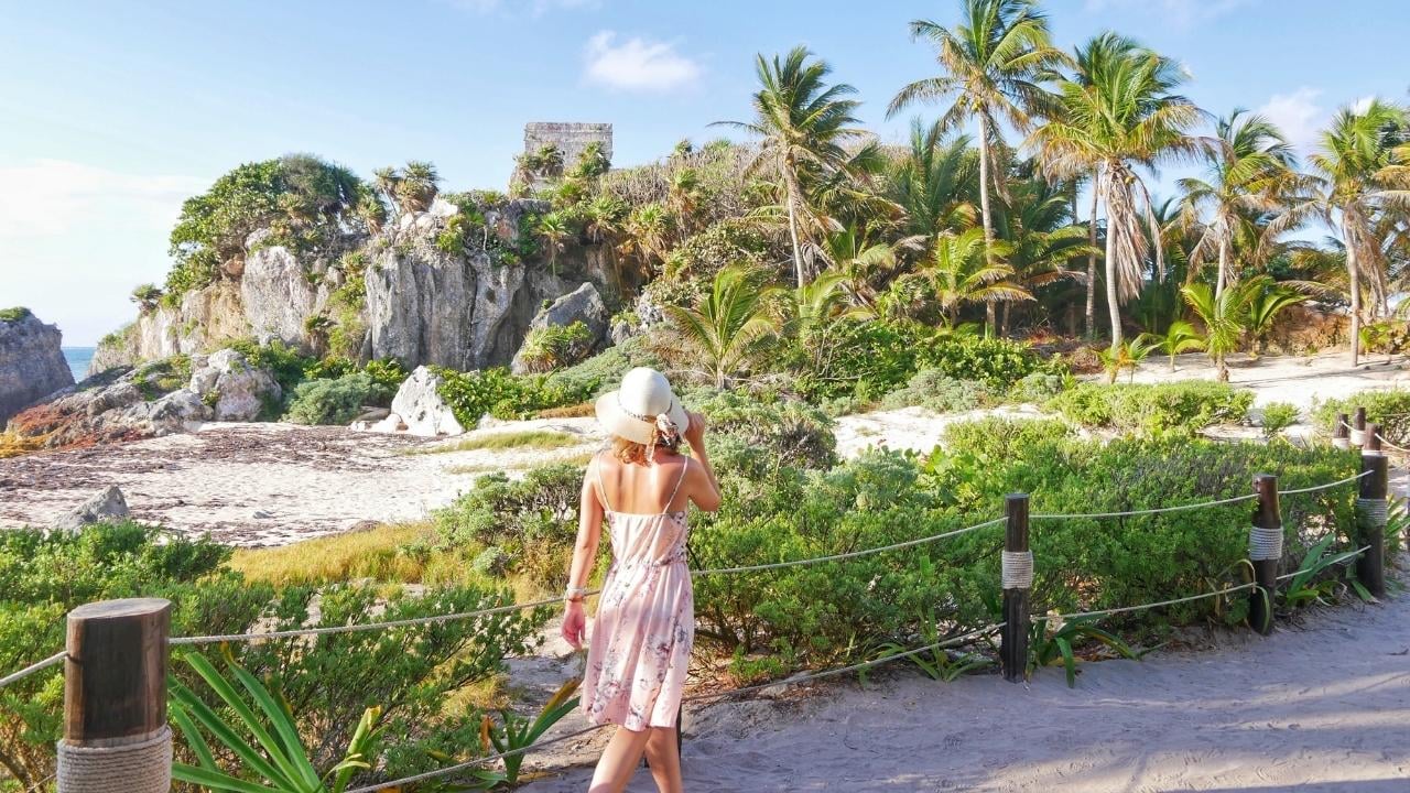 Tulum Ruins, Cenote Mariposa & Playa del Carmen Full-Day Tour from Cancun