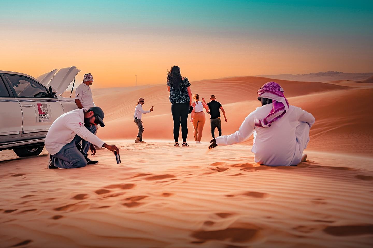 Abu Dhabi Desert Safari with BBQ Dinner & Live Entertainment