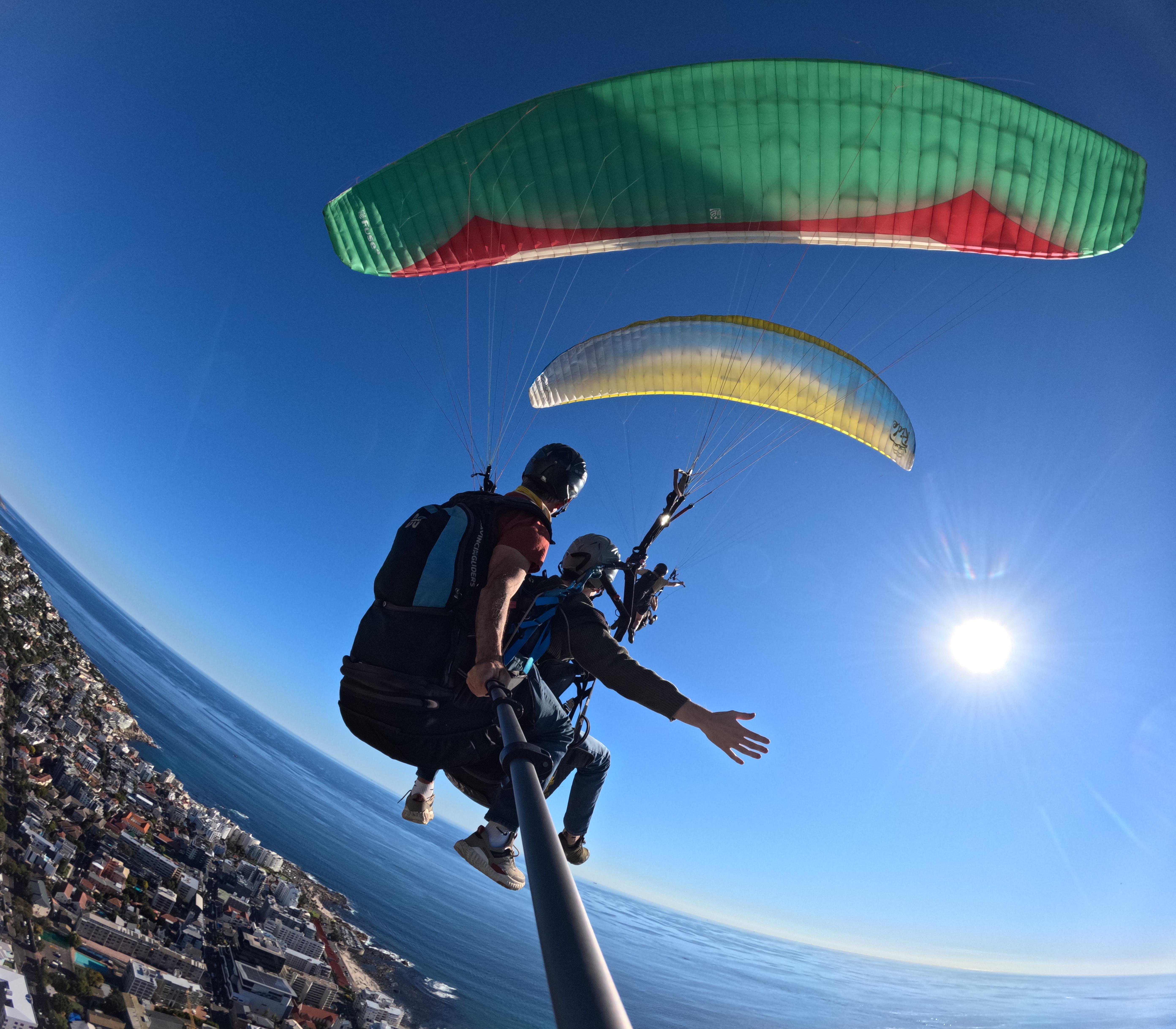 Cape Town Tandem Paragliding from Signal Hill
