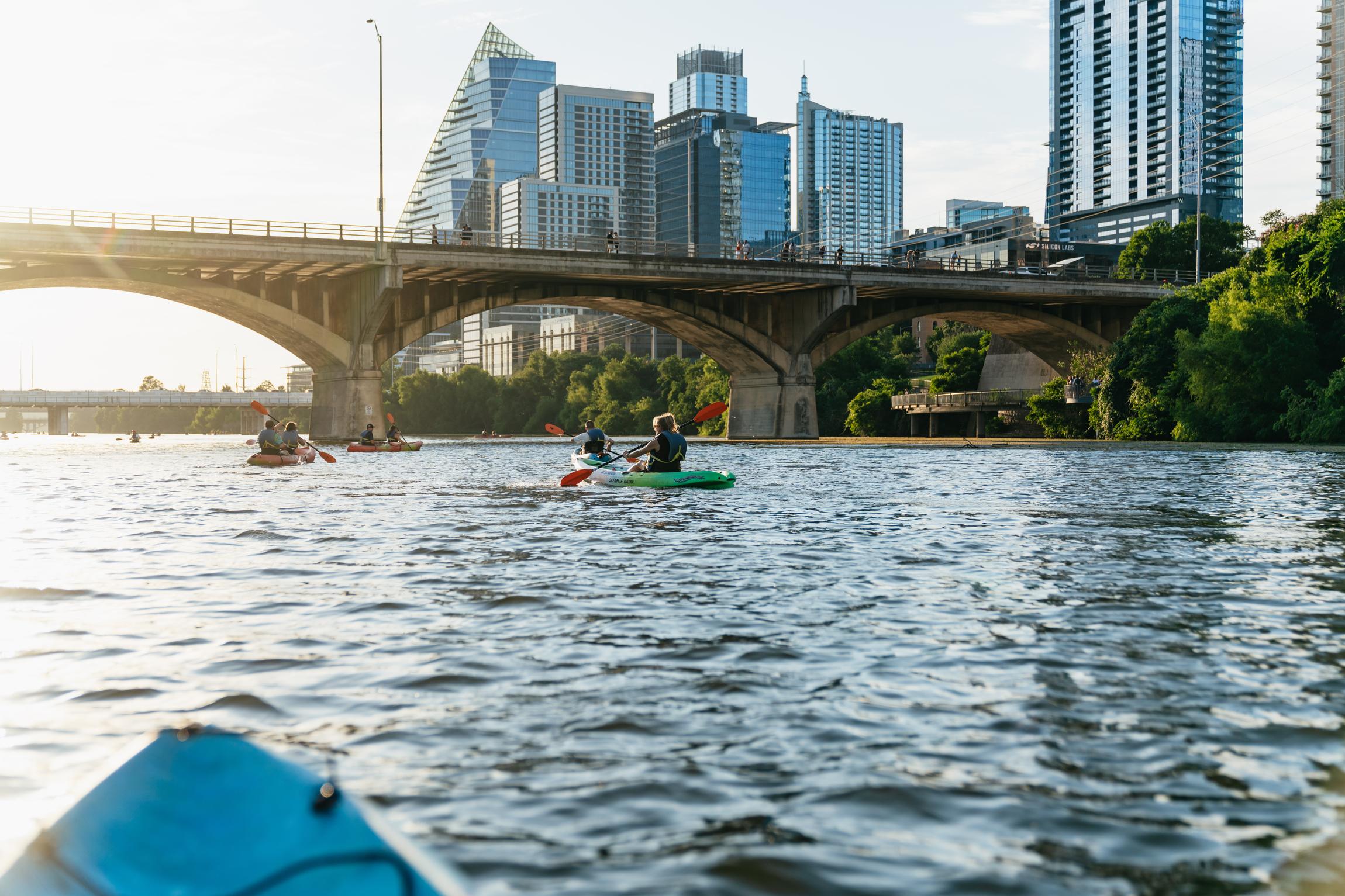 Austin Sunset Bat-Watching Kayak Experience