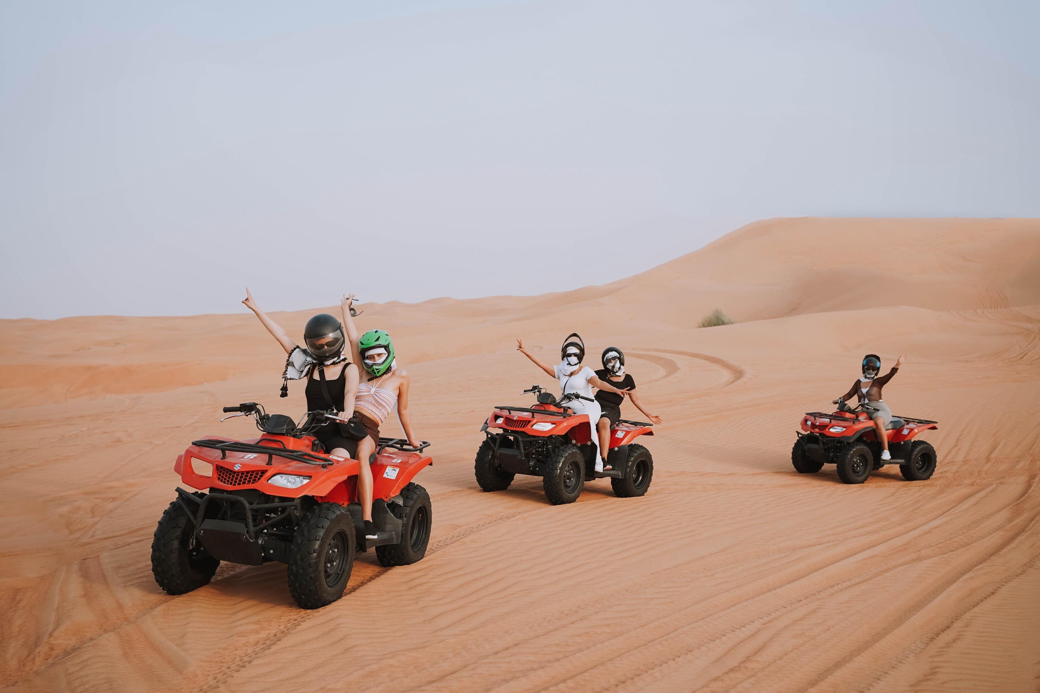 Dubai Desert Safari: Red Dunes, Quad Biking & Al Khayma Camp