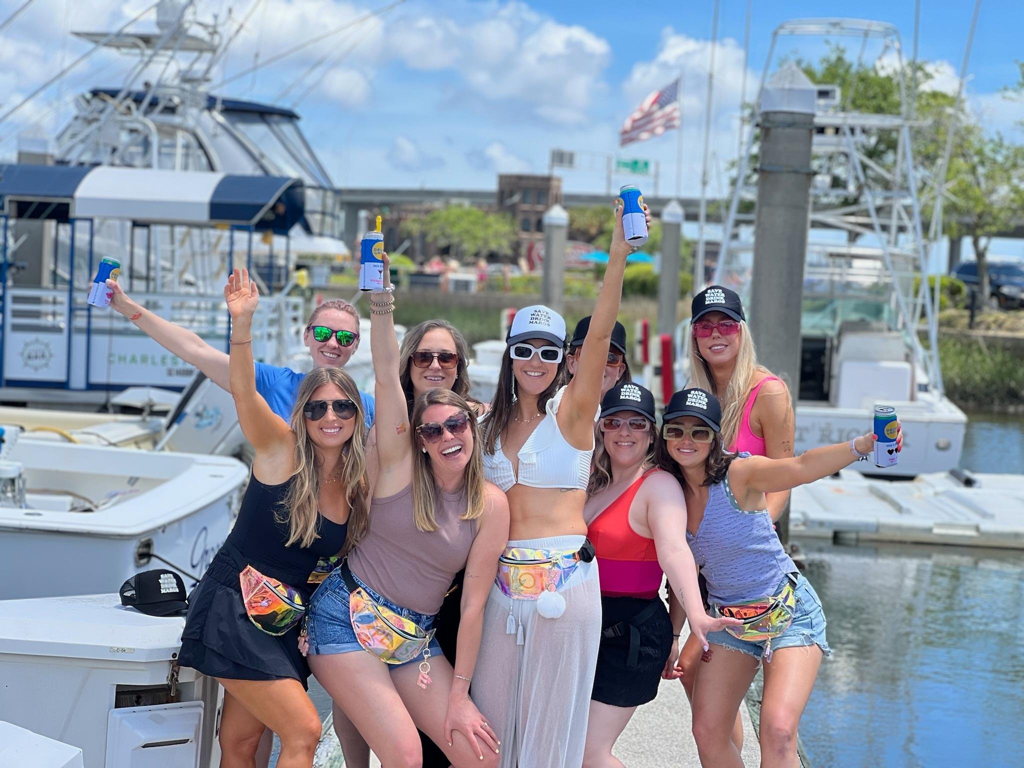 Charleston Harbor Bar Pedal Boat Party Cruise