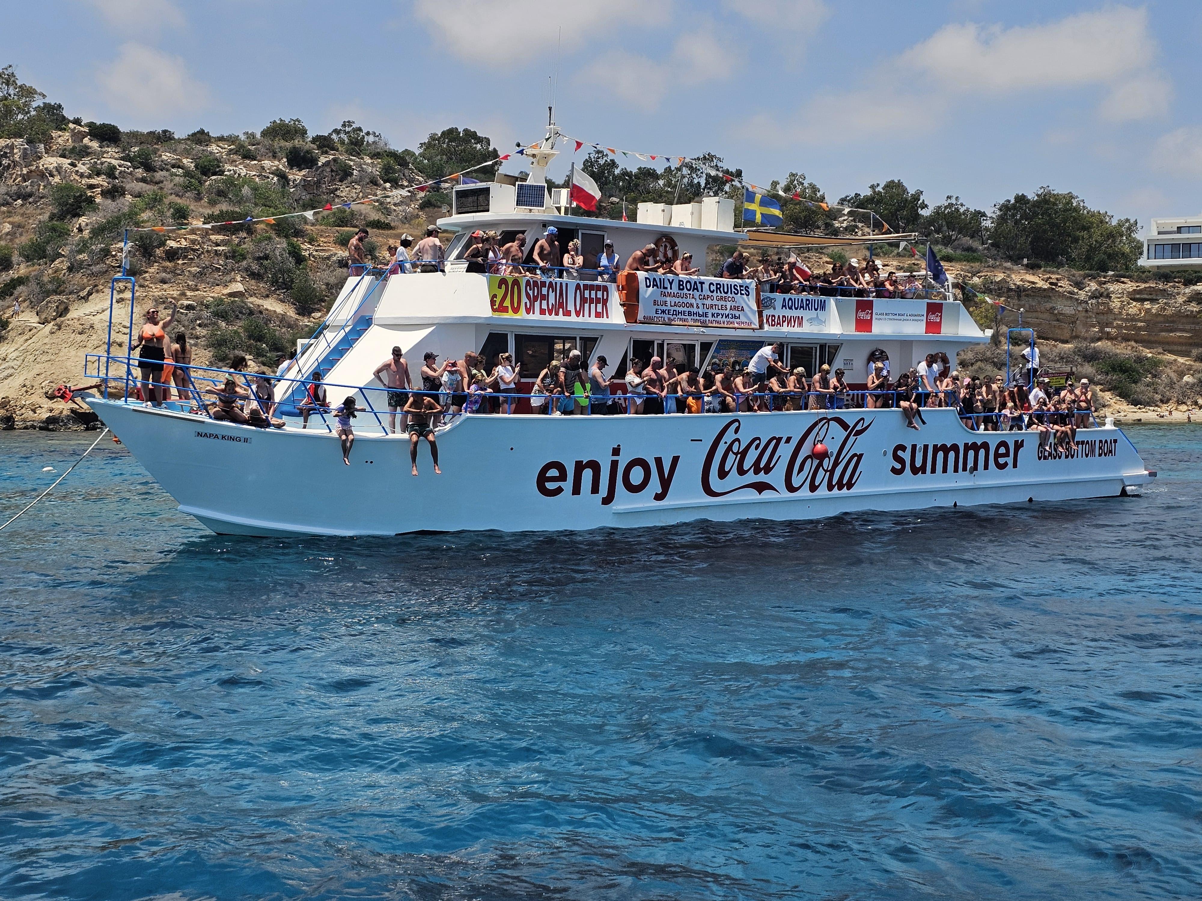 Famagusta Coast & Blue Lagoon Glass-Bottom Boat Cruise