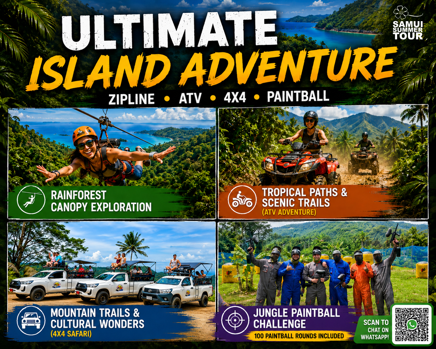Koh Samui Multi-Adventure Experience
