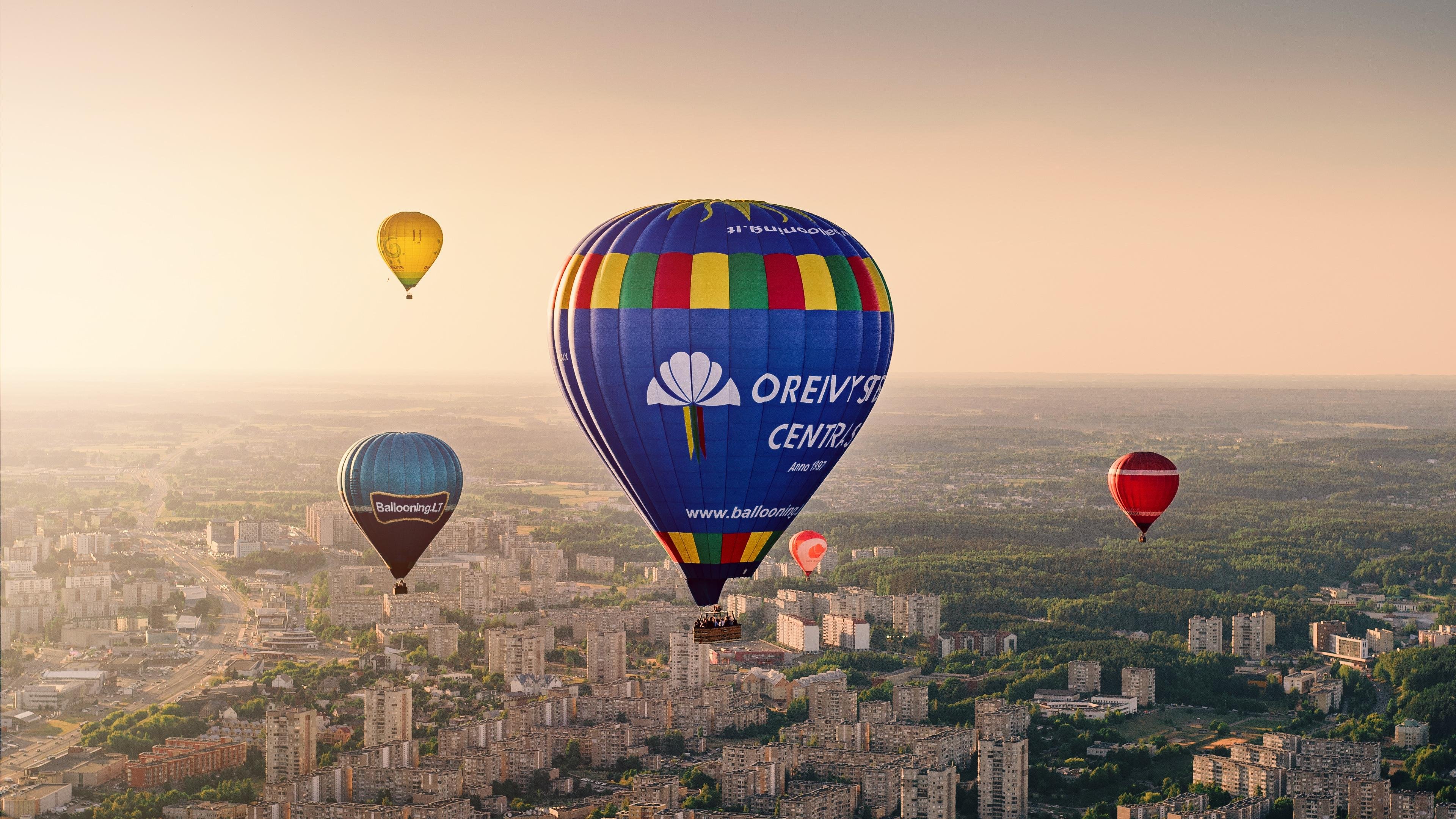 Hot Air Balloon Flight over Vilnius or Trakai