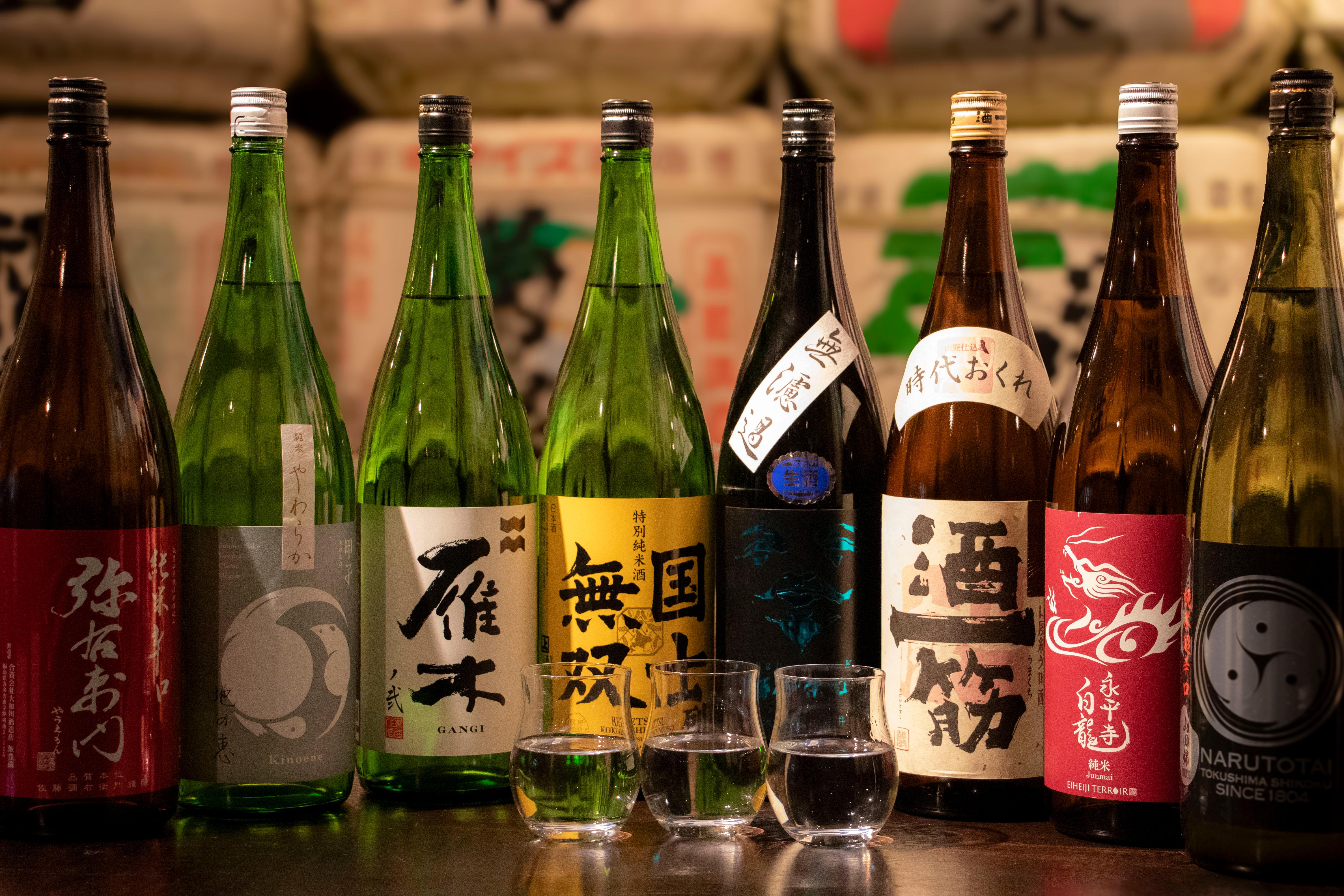 Unlimited Sake Tasting with Sushi Omakase near Tokyo Tower