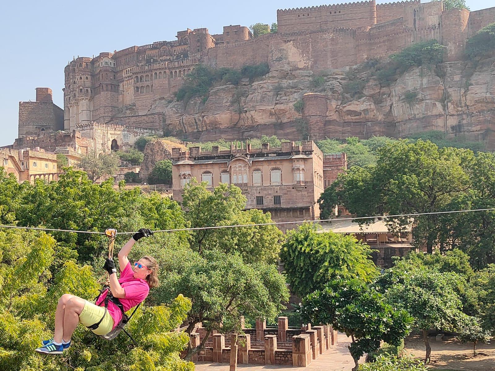 Jodhpur: Mehrangarh Fort & Zipline Adventure