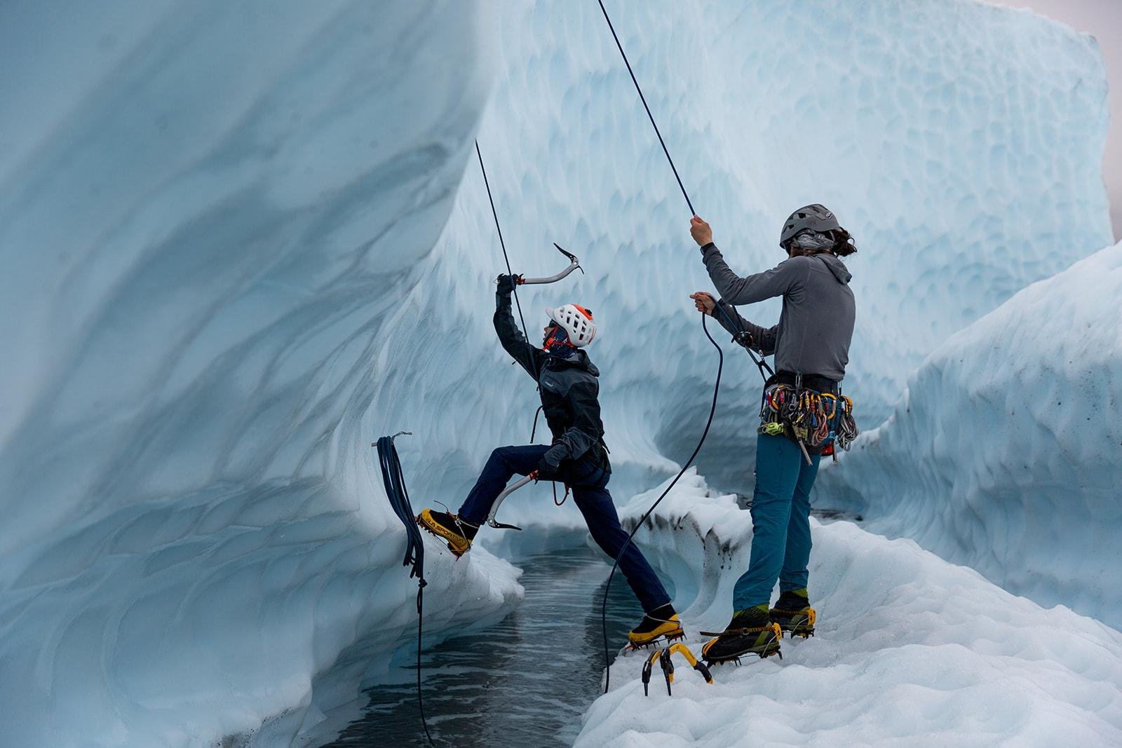 Matanuska Glacier Backcountry Ice Climbing