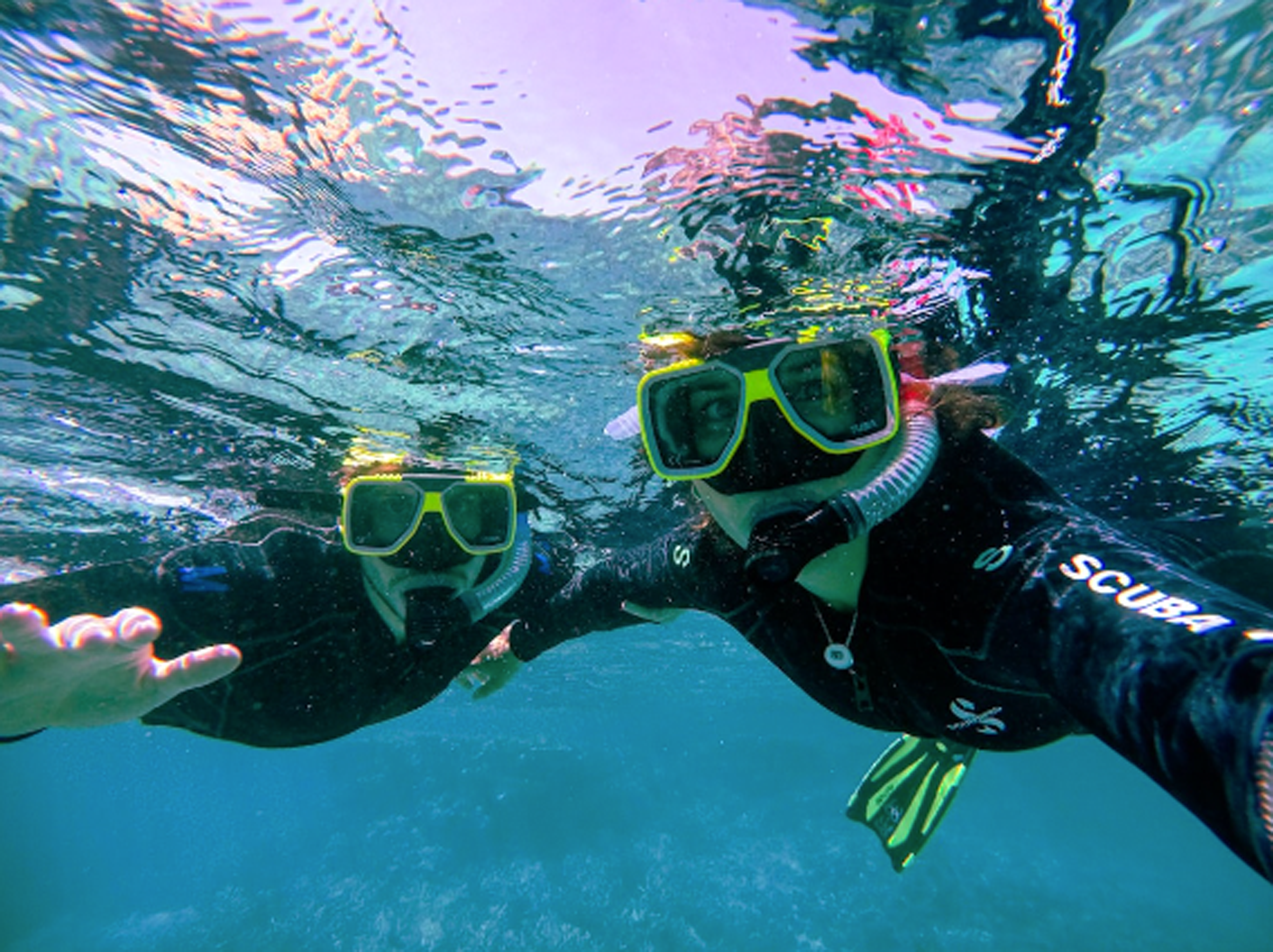 Guided Snorkeling at Playa Chica with Underwater Photos