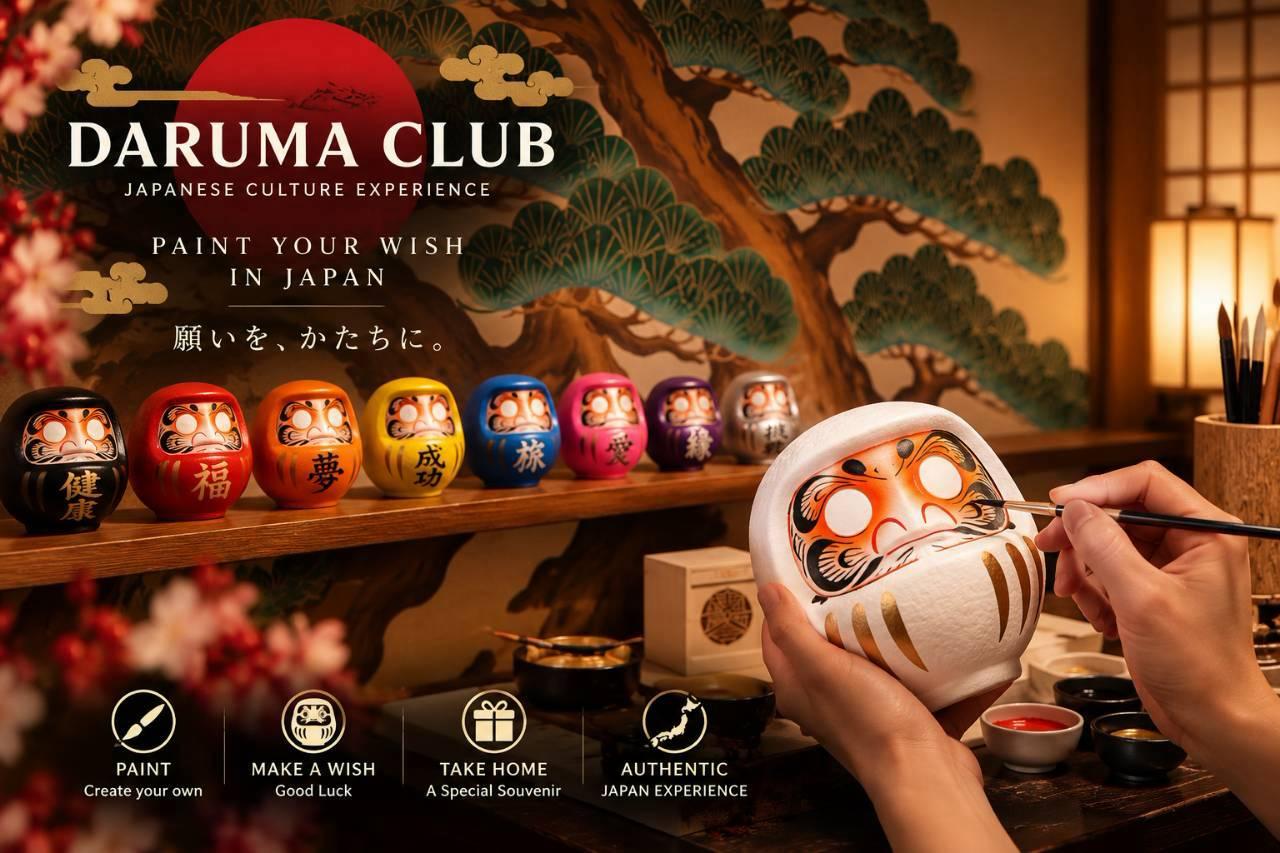 [Osaka] Traditional Daruma Art: Paint Your Own Lucky Charm