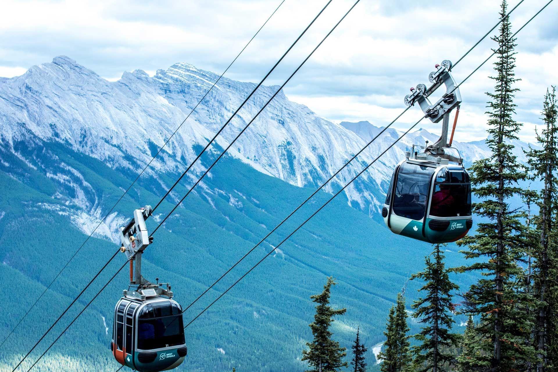 Banff Town, Gondola, Hot Springs, Bow Falls & Three Lakes