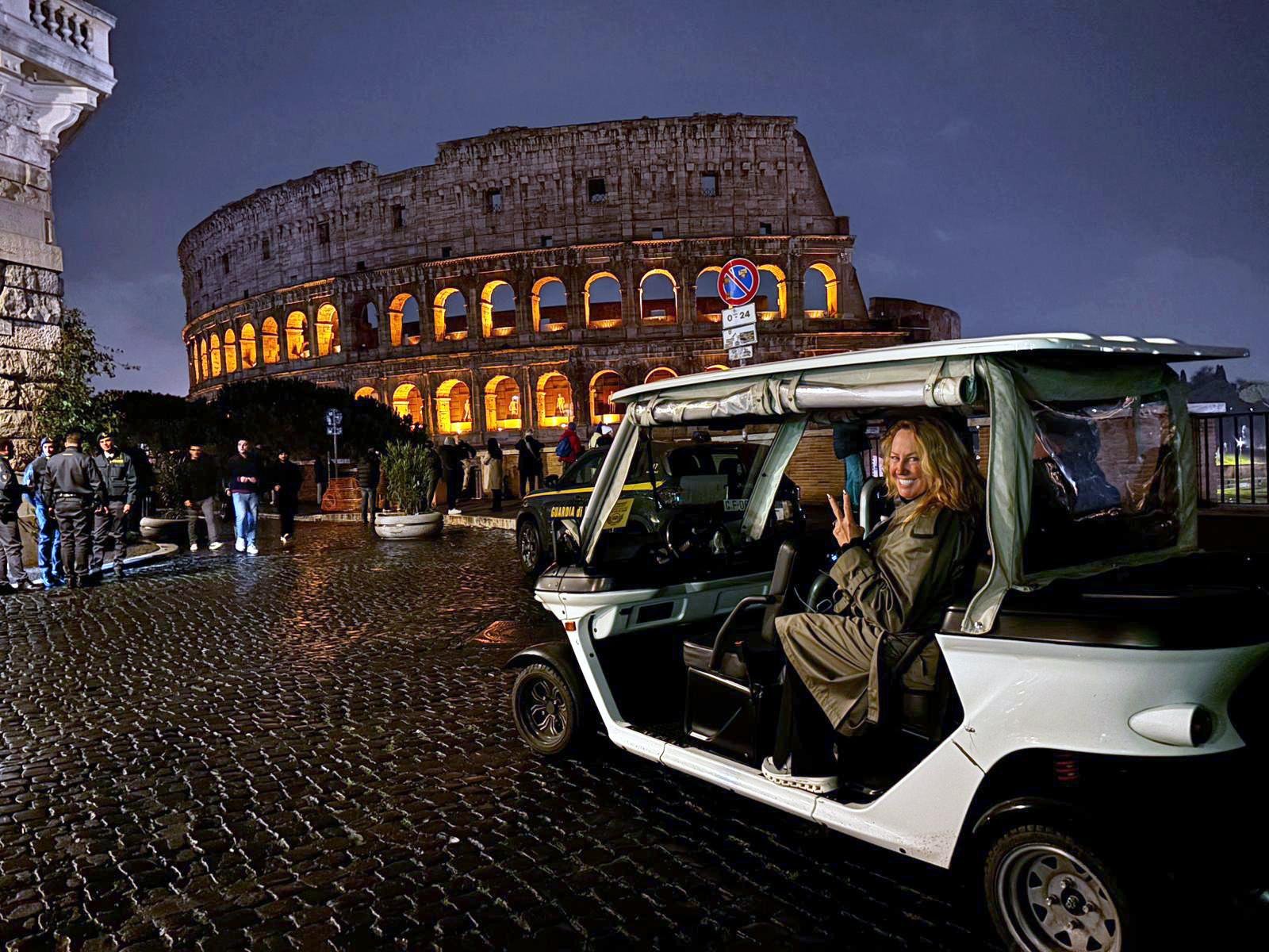 Rome Private Golf Cart Tour with Hotel Pickup & Dining Options