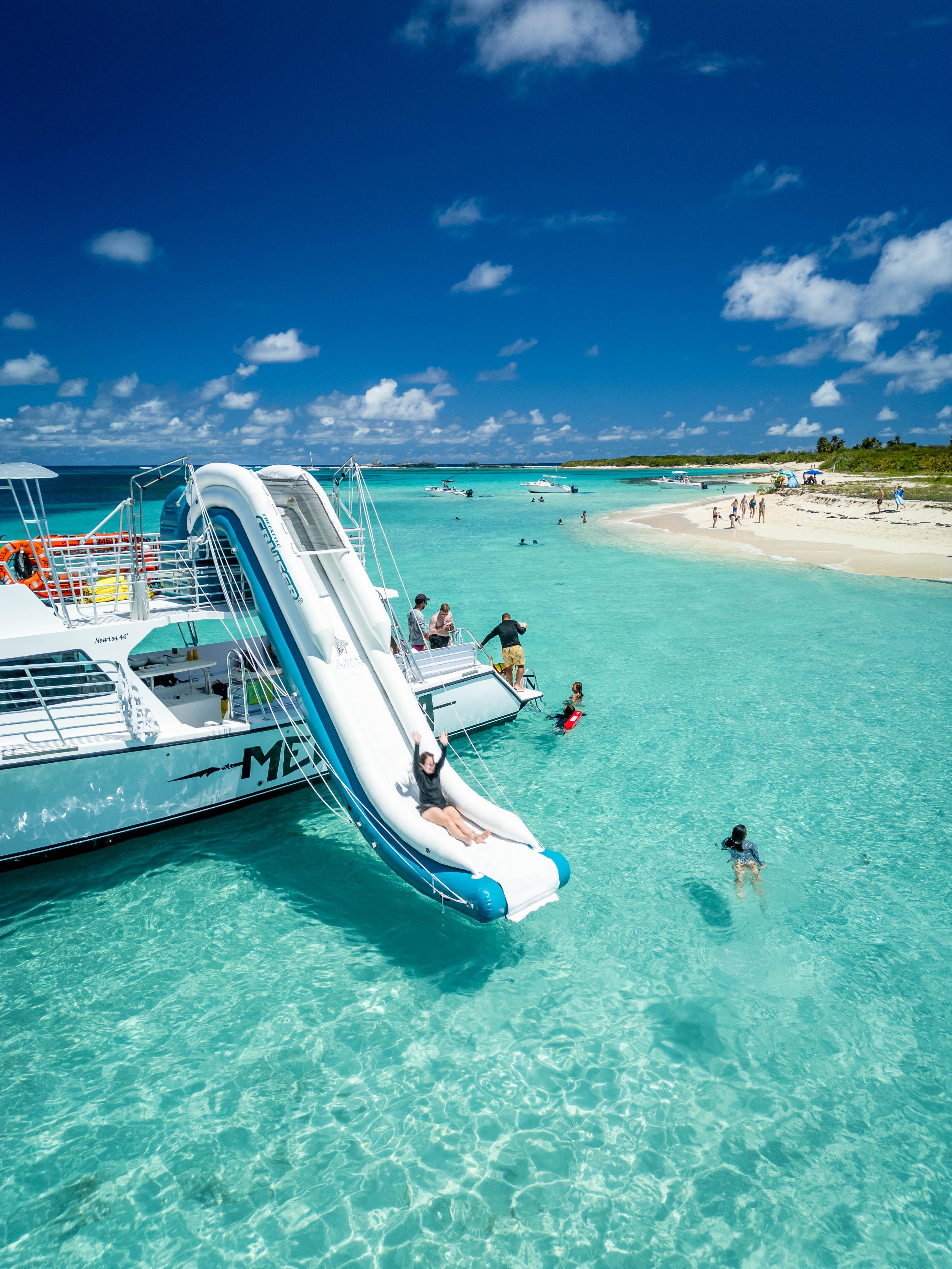 Fajardo Cayo Icacos Snorkeling Cruise with Lunch & Water Slide