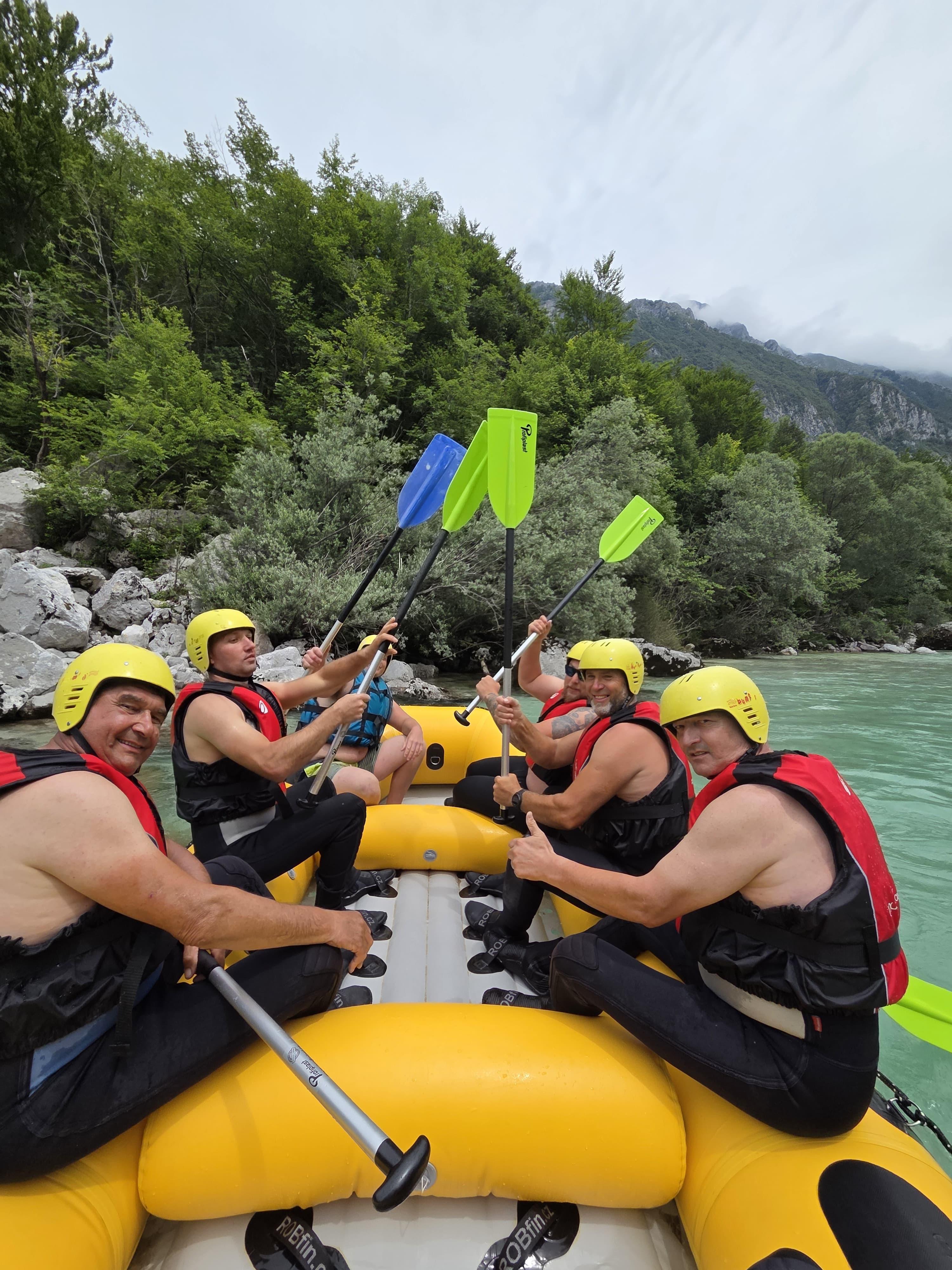 Soča River Rafting Tour with Guide and Photos — Soča River and Julian Alps scenery (3)