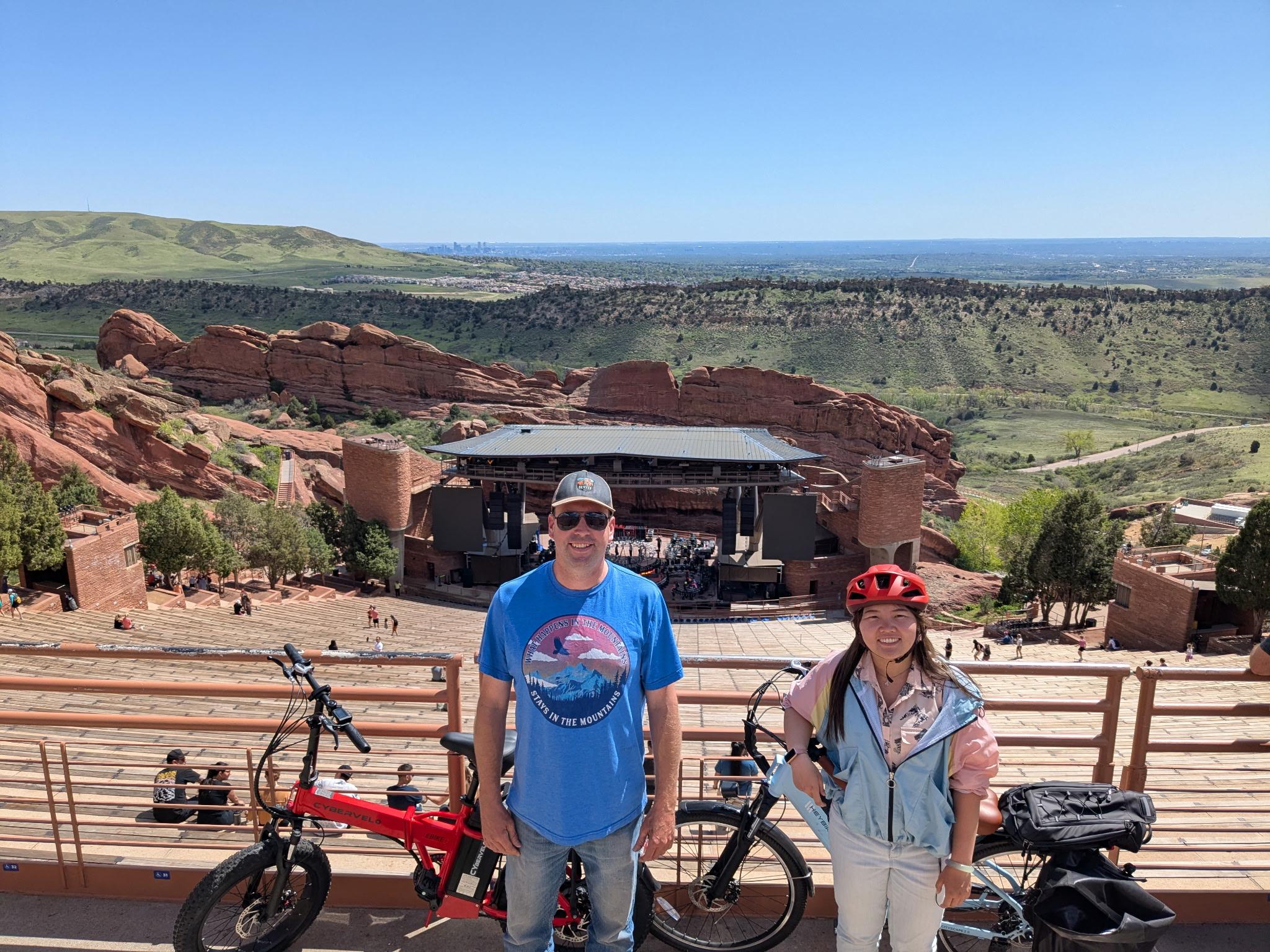 Red Rocks Amphitheatre & Dinosaur Ridge E-Bike Adventure