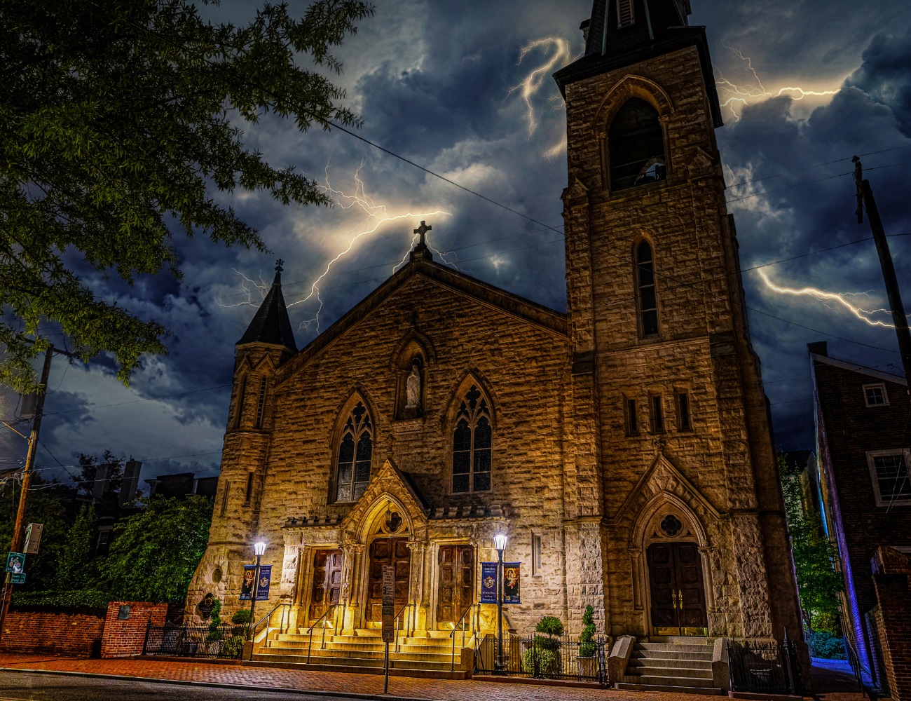 Ghost tour in Alexandria, Virginia