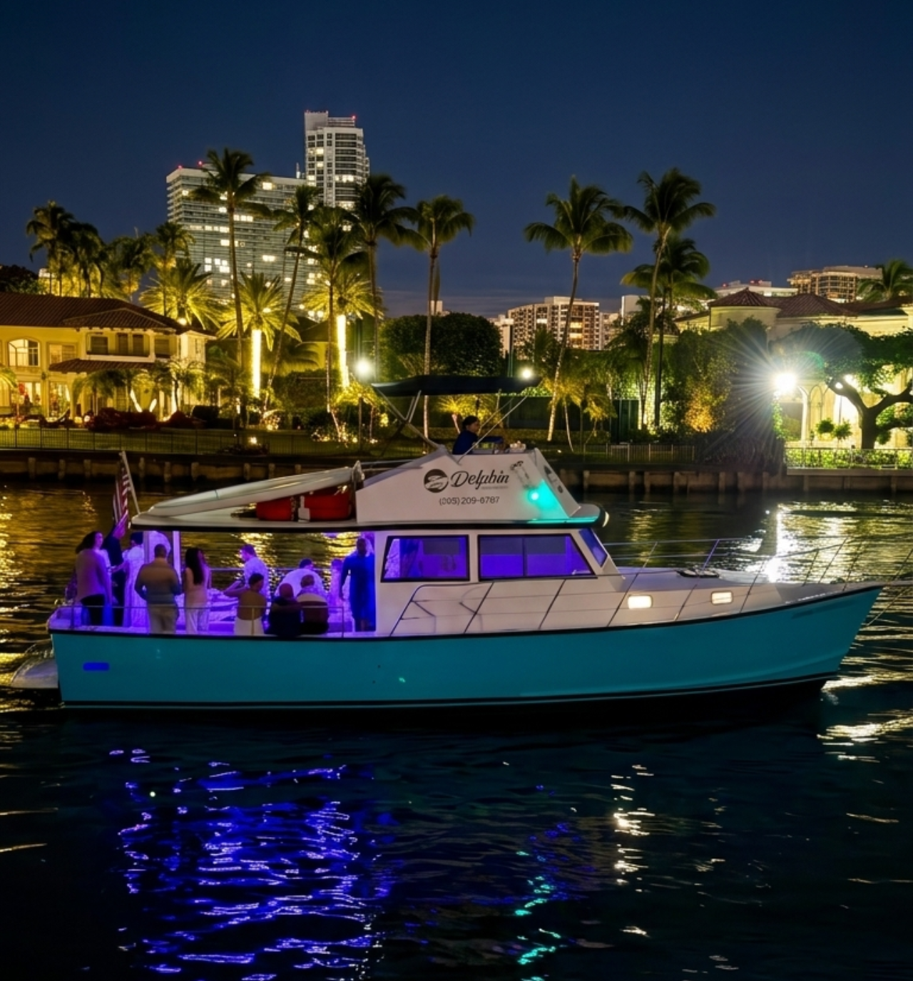Miami Floating Club: Evening Bay Cruise with BYOB