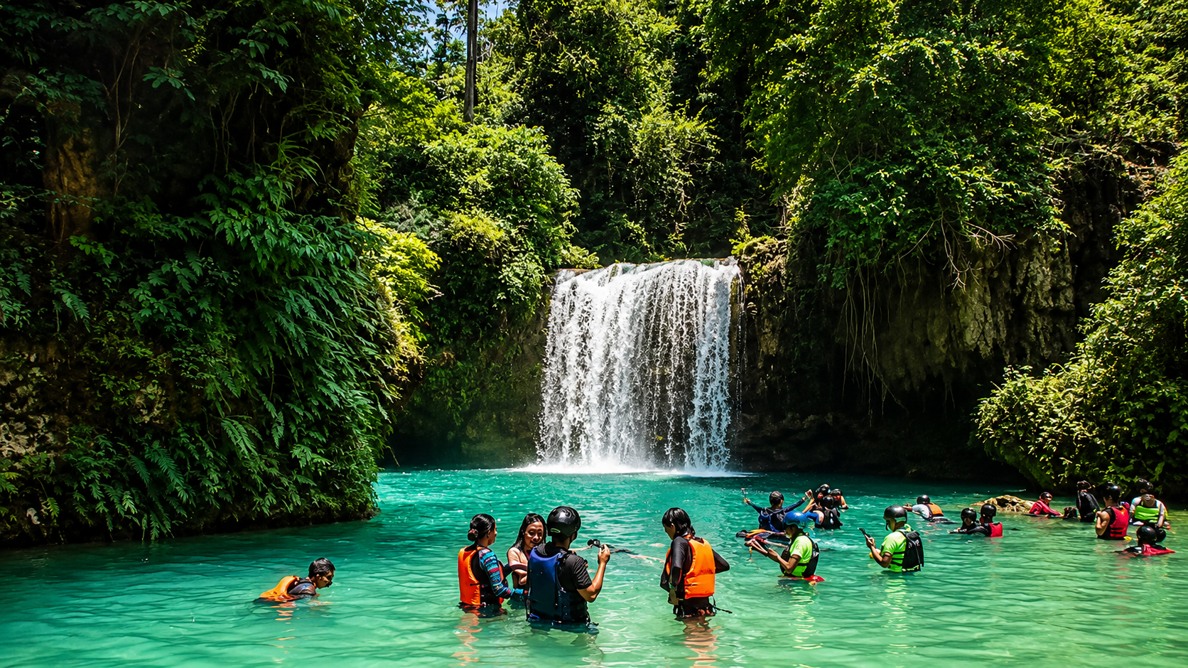 Cebu Whale Shark Swim & Kawasan Falls Canyoneering – Full-Day Adventure