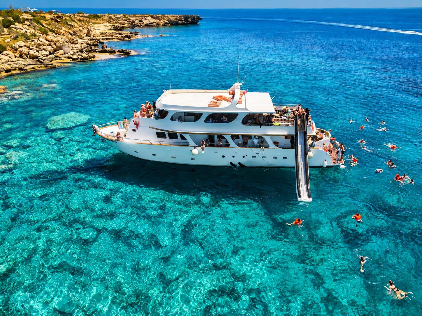 St Georgios II Luxury Yacht Cruise with Giant Slide