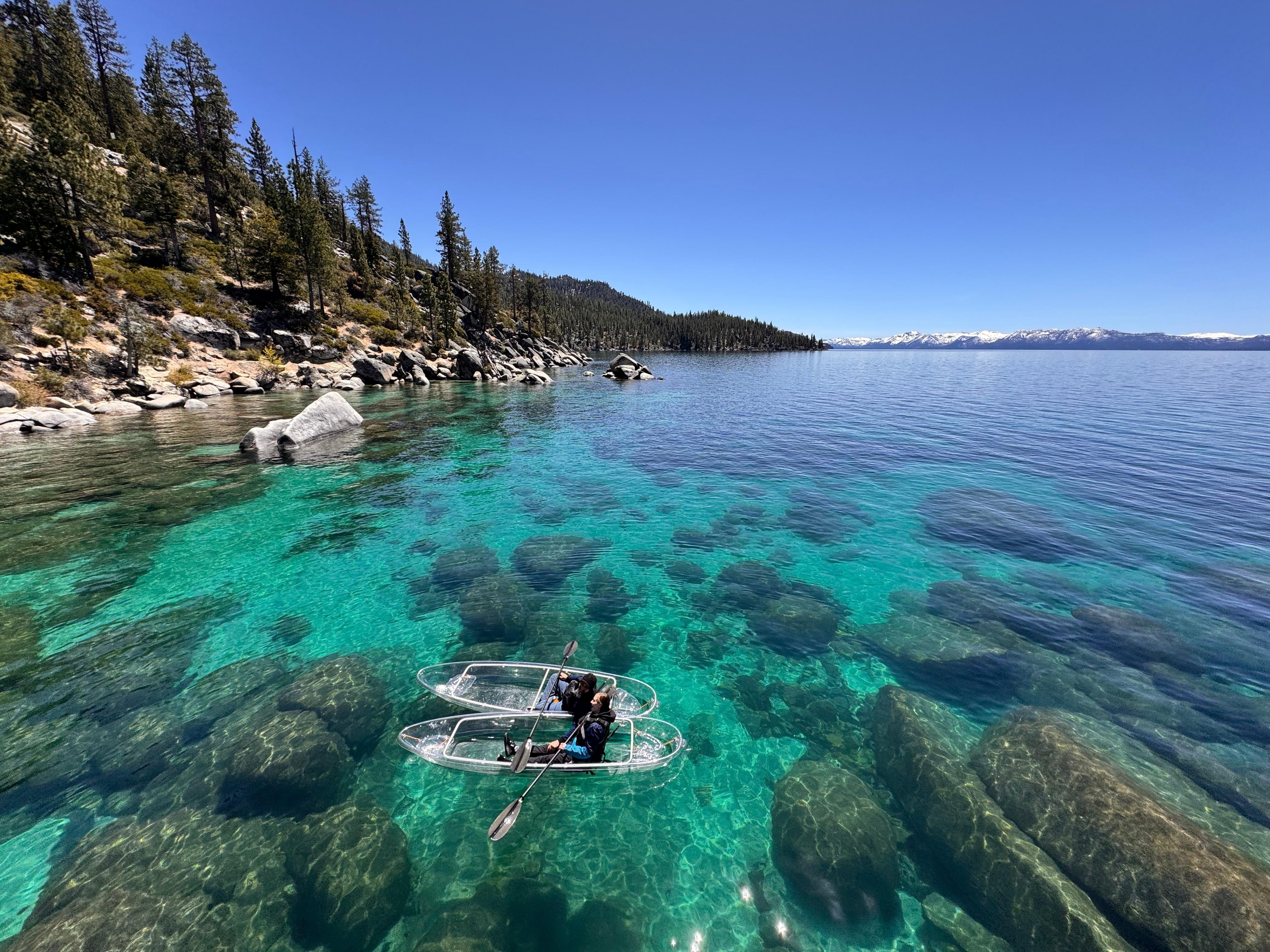 Sand Harbor Transparent Kayak Adventure
