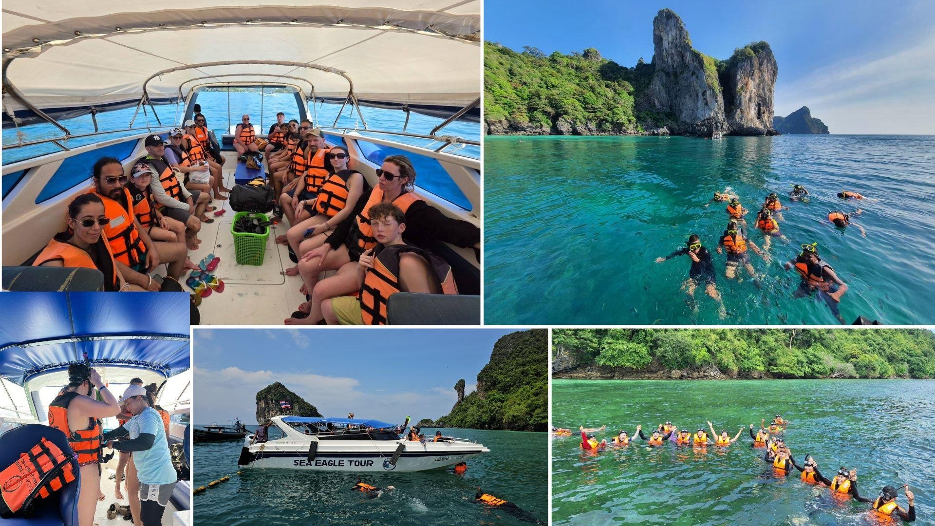 Krabi 4 Islands Speedboat Day Trip with Lunch