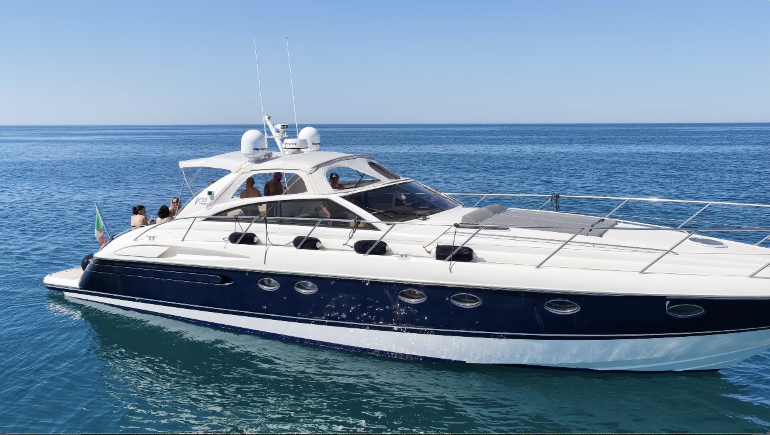 Private Princess V55 Yacht Charter to Ponza & Palmarola