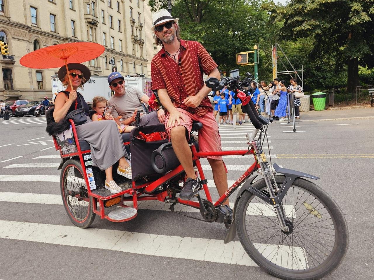 Central Park Pedicab Tour with Local Driver