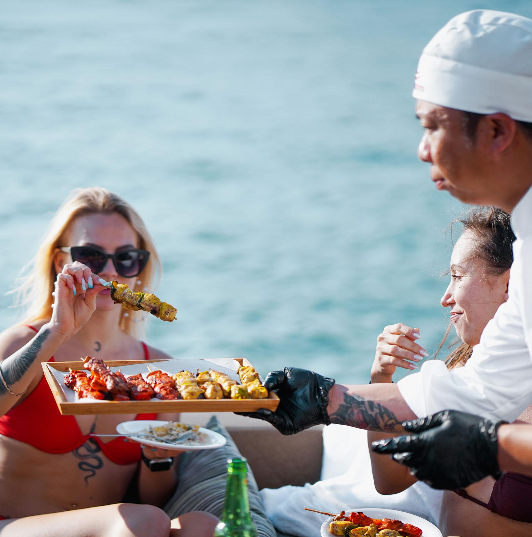 Dubai Luxury Superyacht Cruise with DJ, Swimming & Open Bar