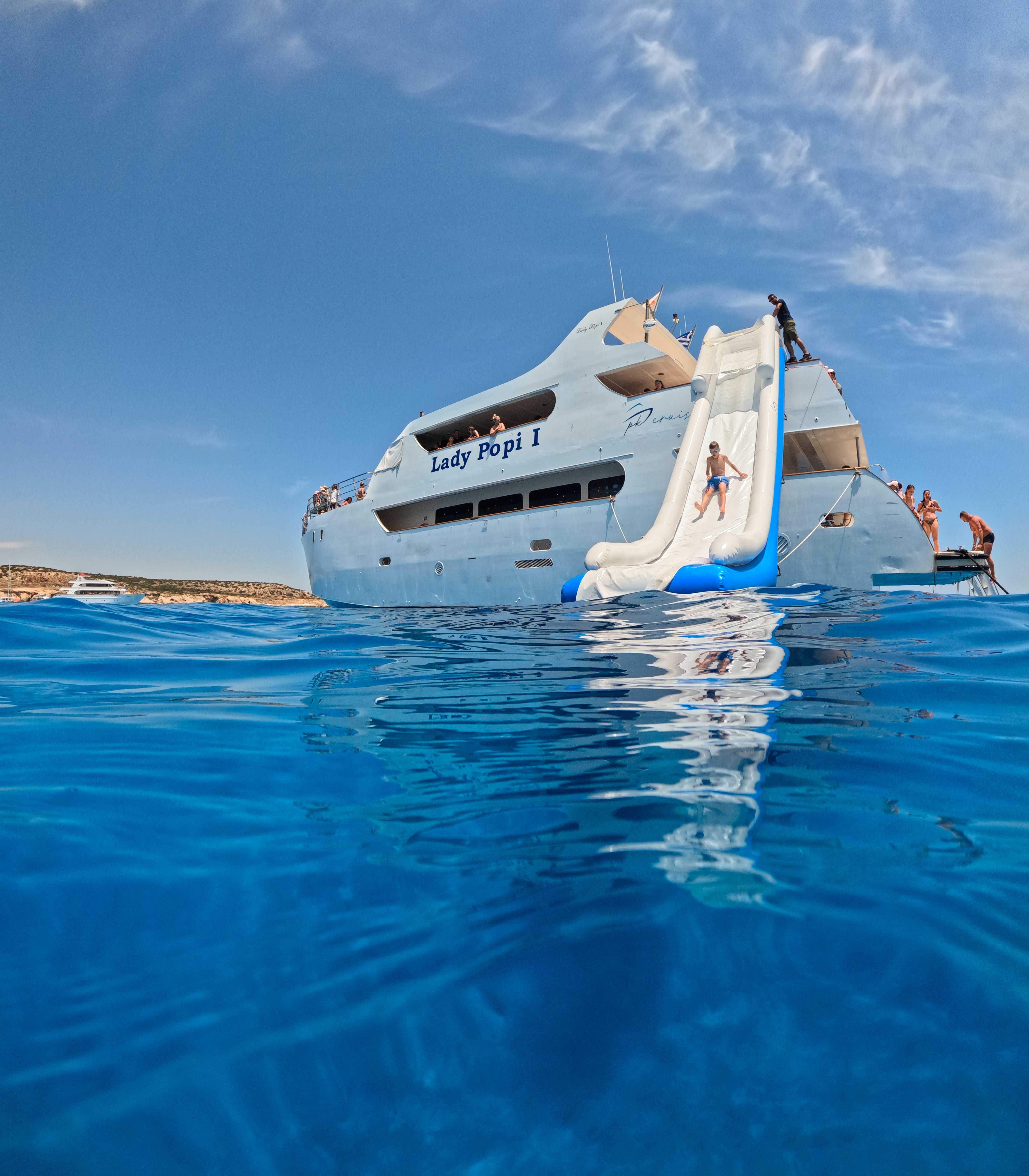 Lady Popi Sea Cruise: Turtles, Caves & Water Slide