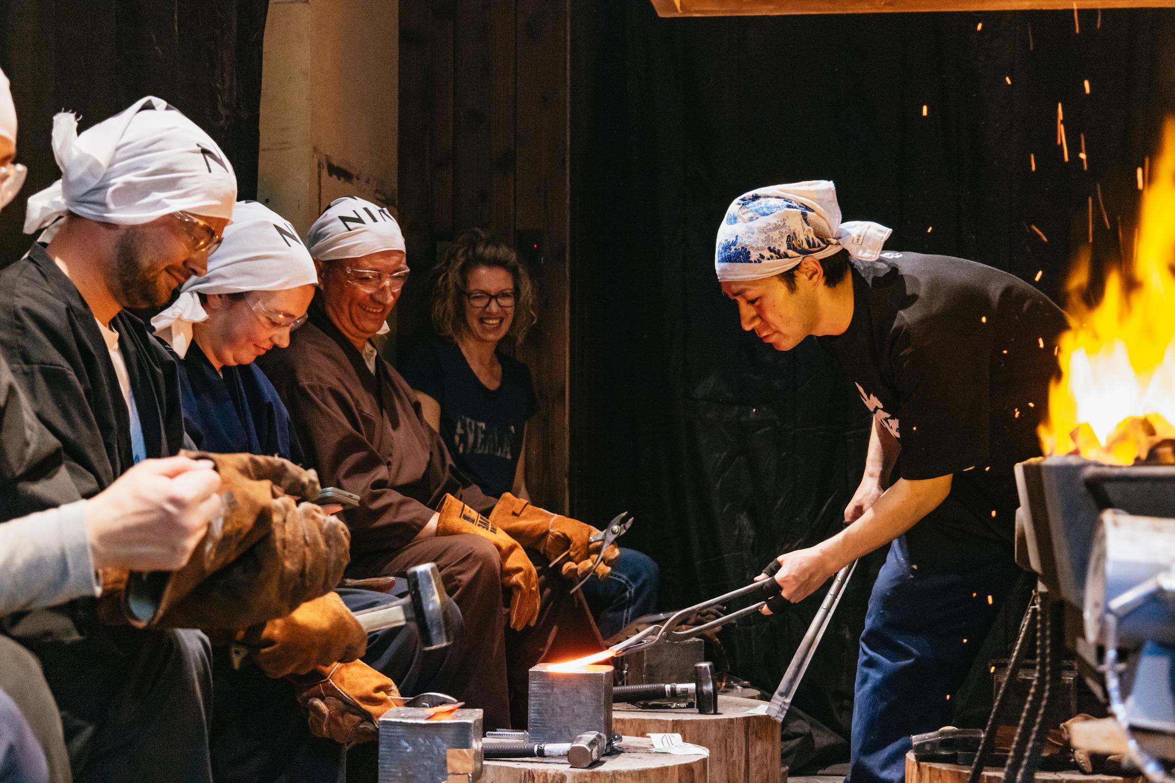 Kyoto Blacksmith Experience: Forge Your Own Japanese Kitchen Knife