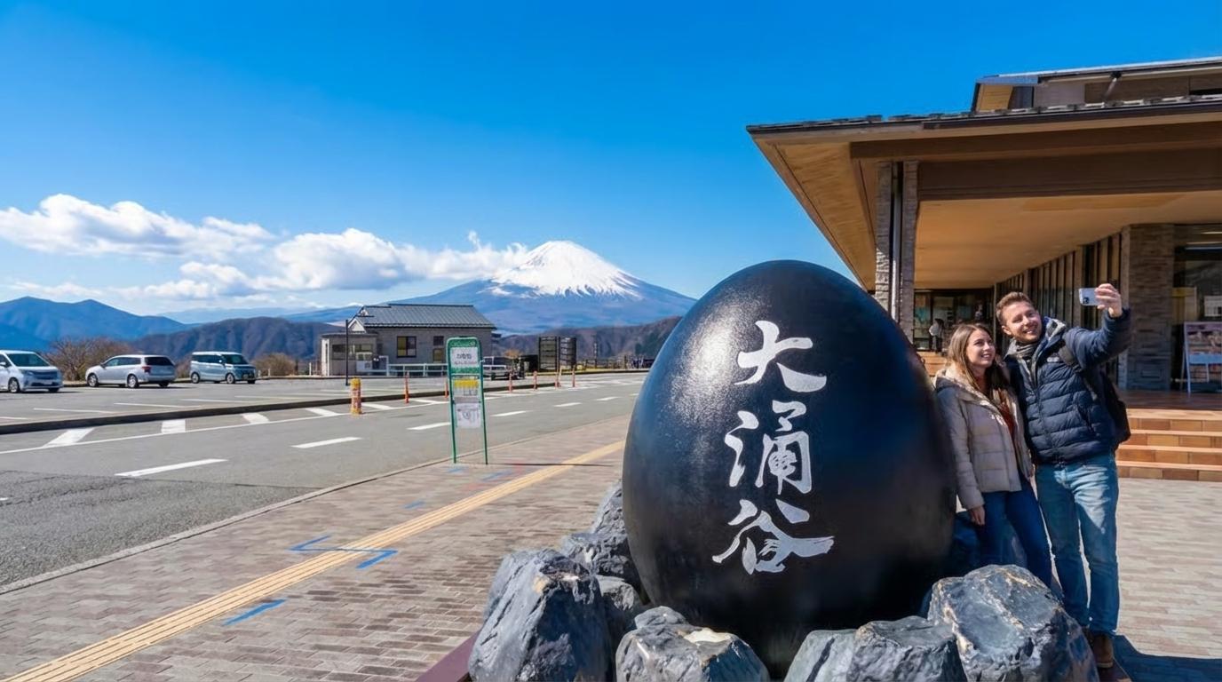 Mt. Fuji, Hakone & Lake Ashi Full-Day Tour with Ropeway & Pirate Ship