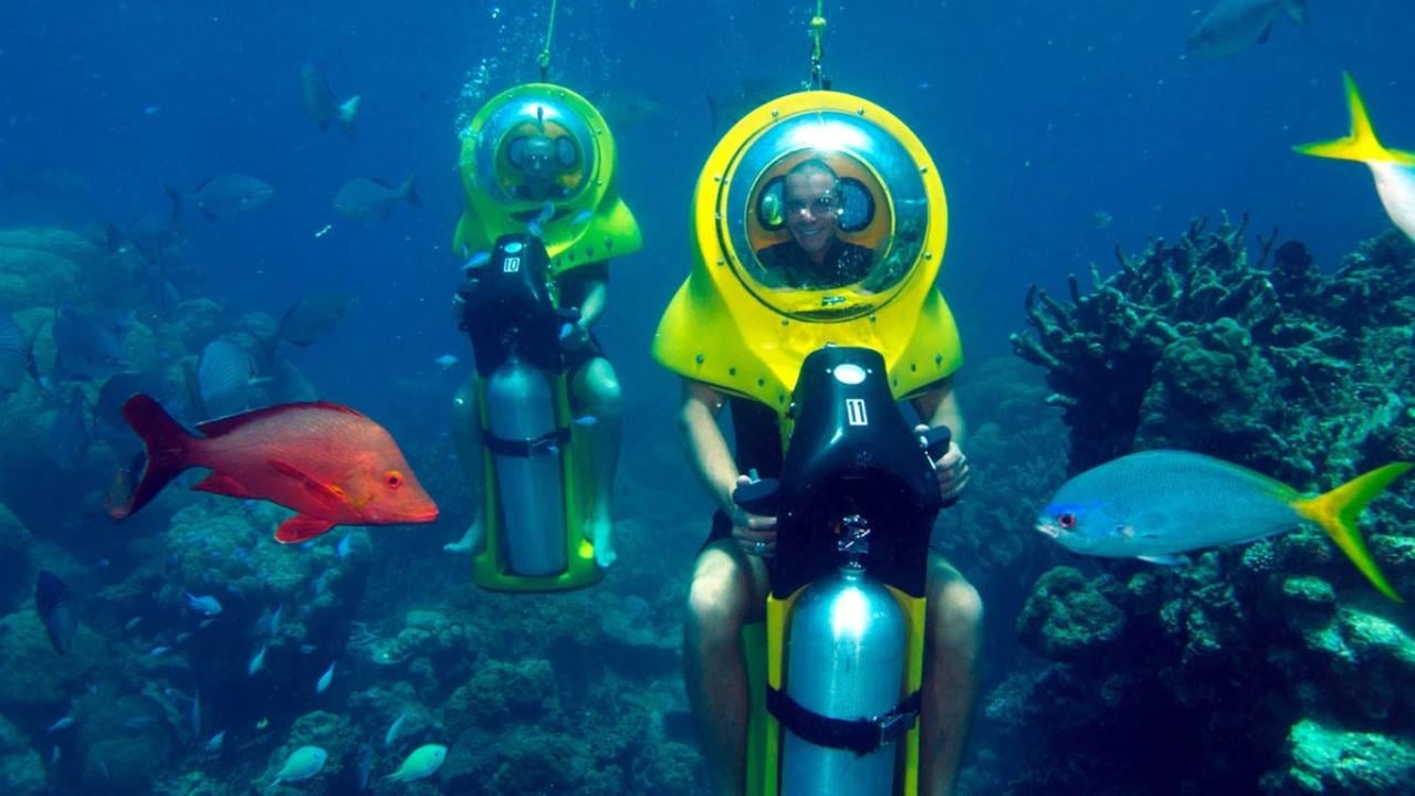 Underwater Scooter Adventure with Snorkeling