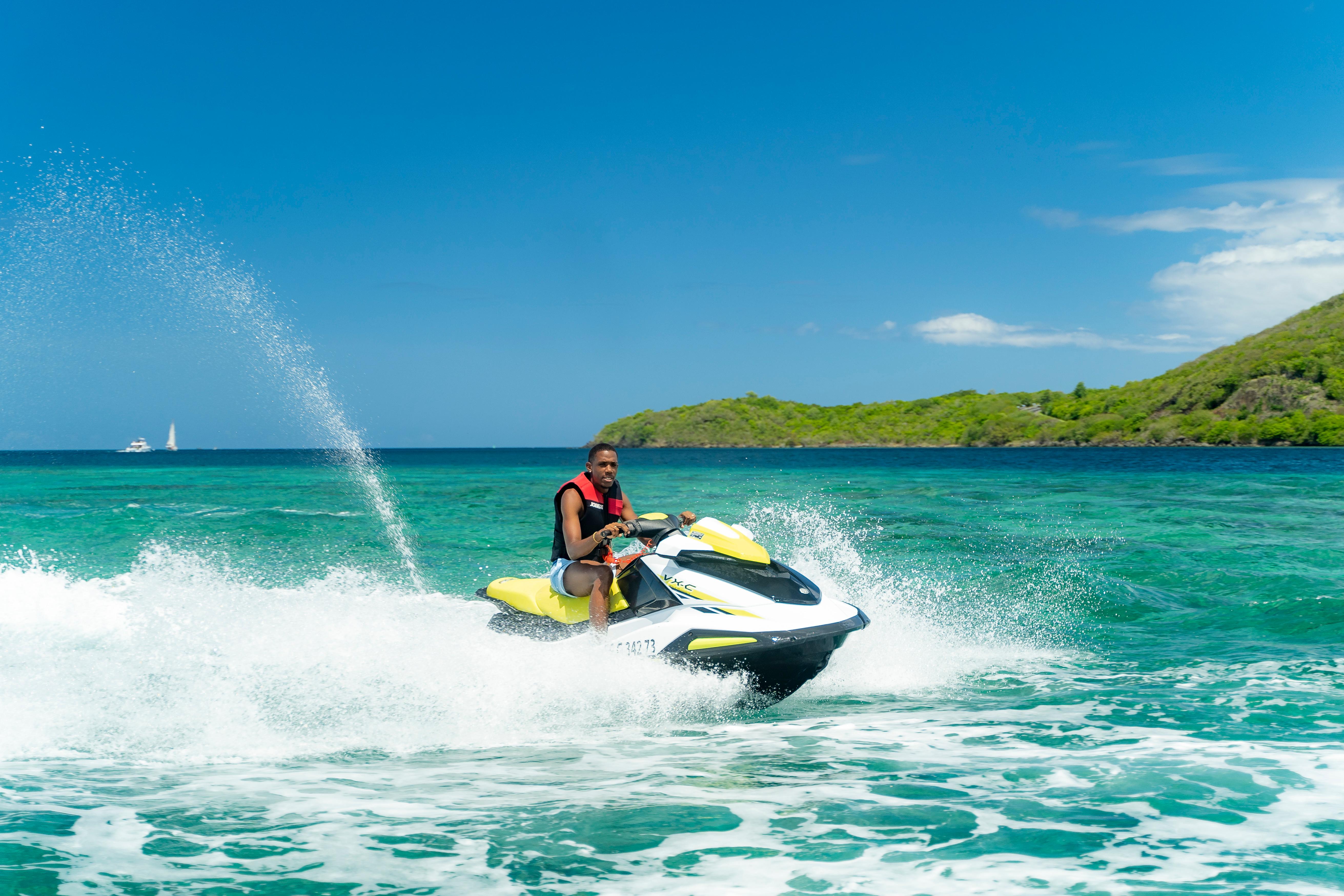 Marin Bay Guided Jet Ski Excursion in Martinique