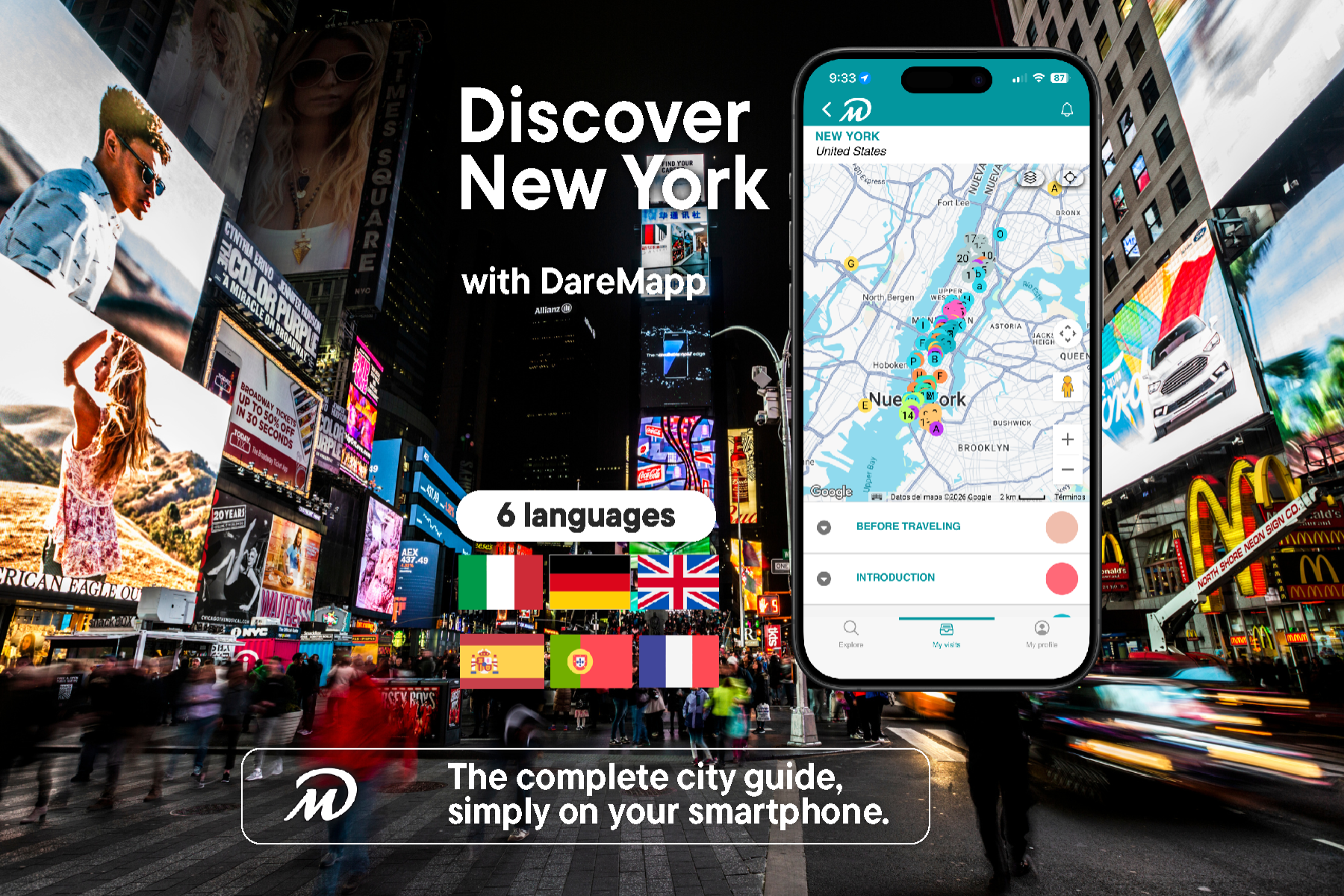 Self-Guided NYC Walking Tour via Mobile App