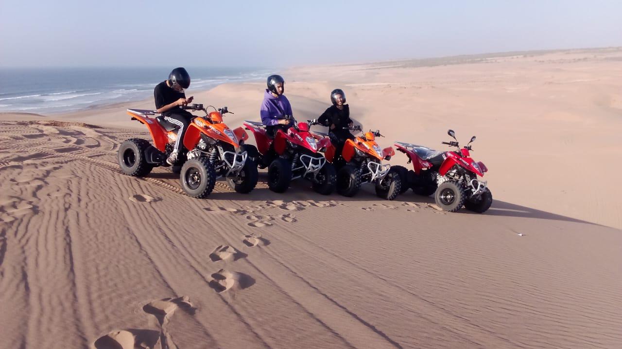 Agadir: Quad Biking and Sandboarding Desert Excursion